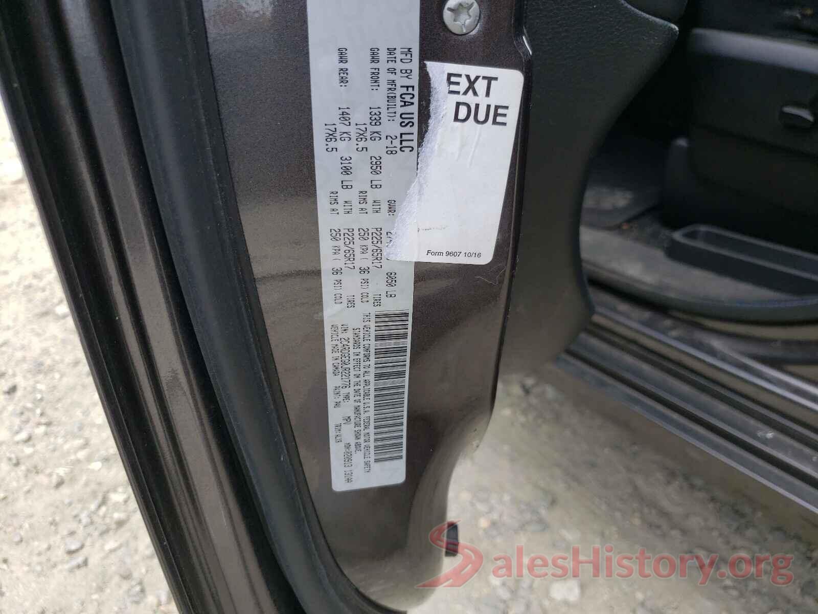 2C4RDGEG0JR221776 2018 DODGE GRAND CARA