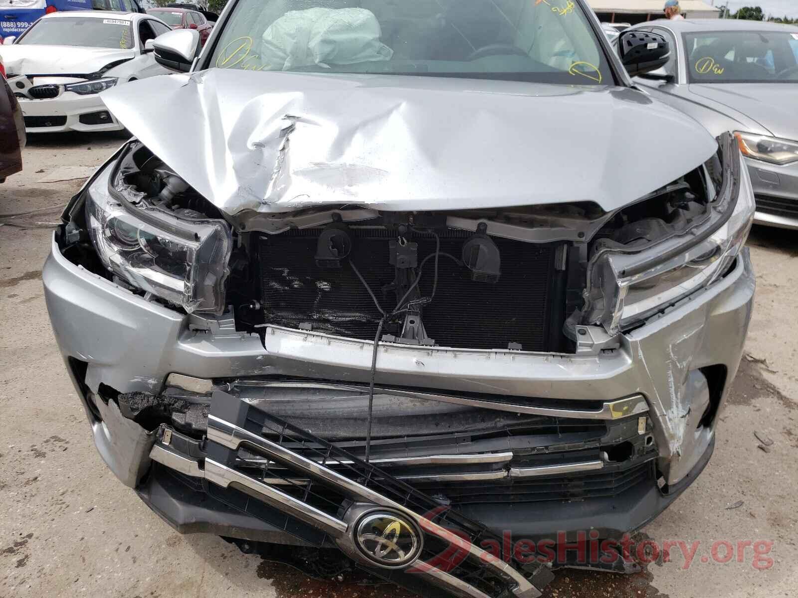 5TDDZRFH6HS402123 2017 TOYOTA HIGHLANDER