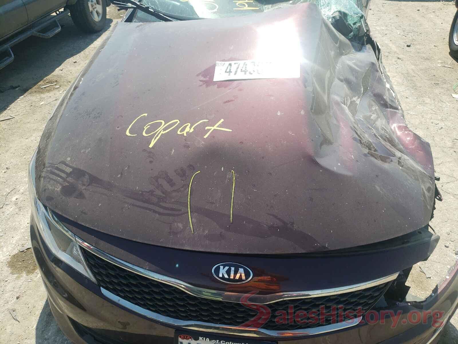 5XXGT4L37JG182380 2018 KIA OPTIMA