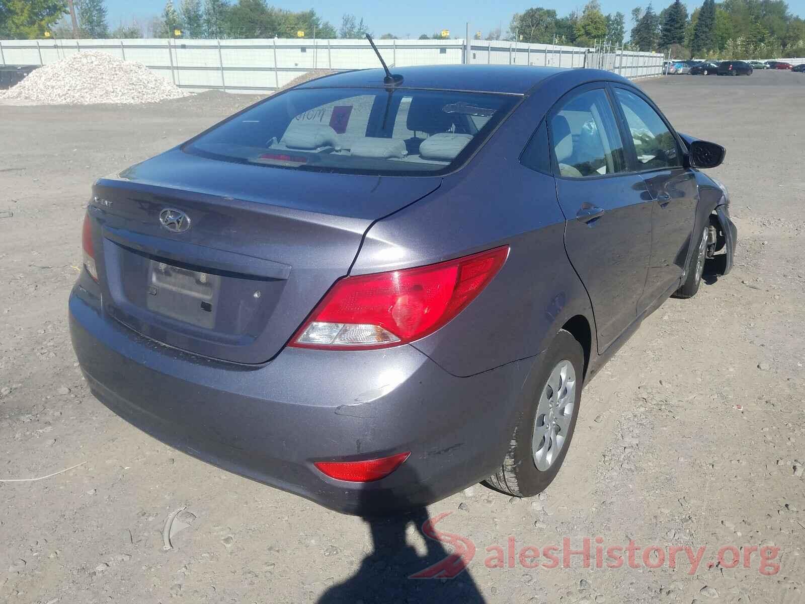 KMHCT4AE1GU073611 2016 HYUNDAI ACCENT