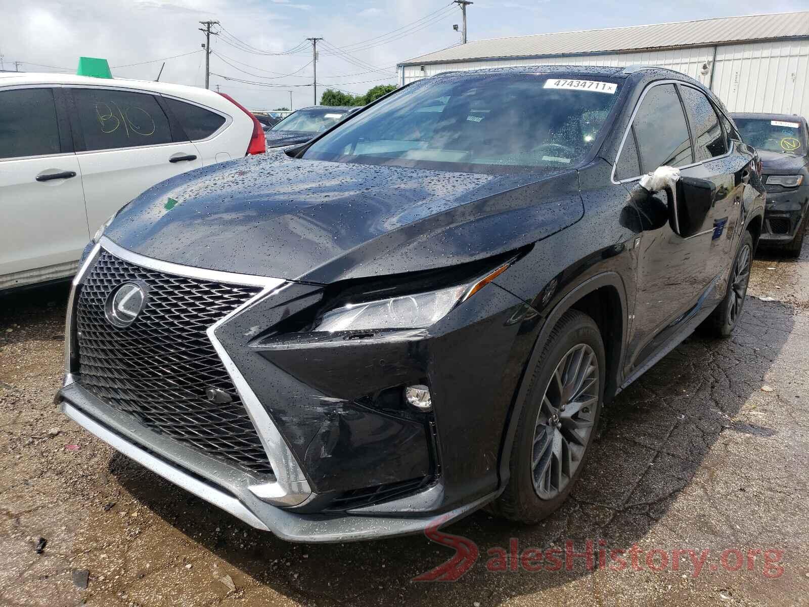 2T2BZMCA7GC014841 2016 LEXUS RX350