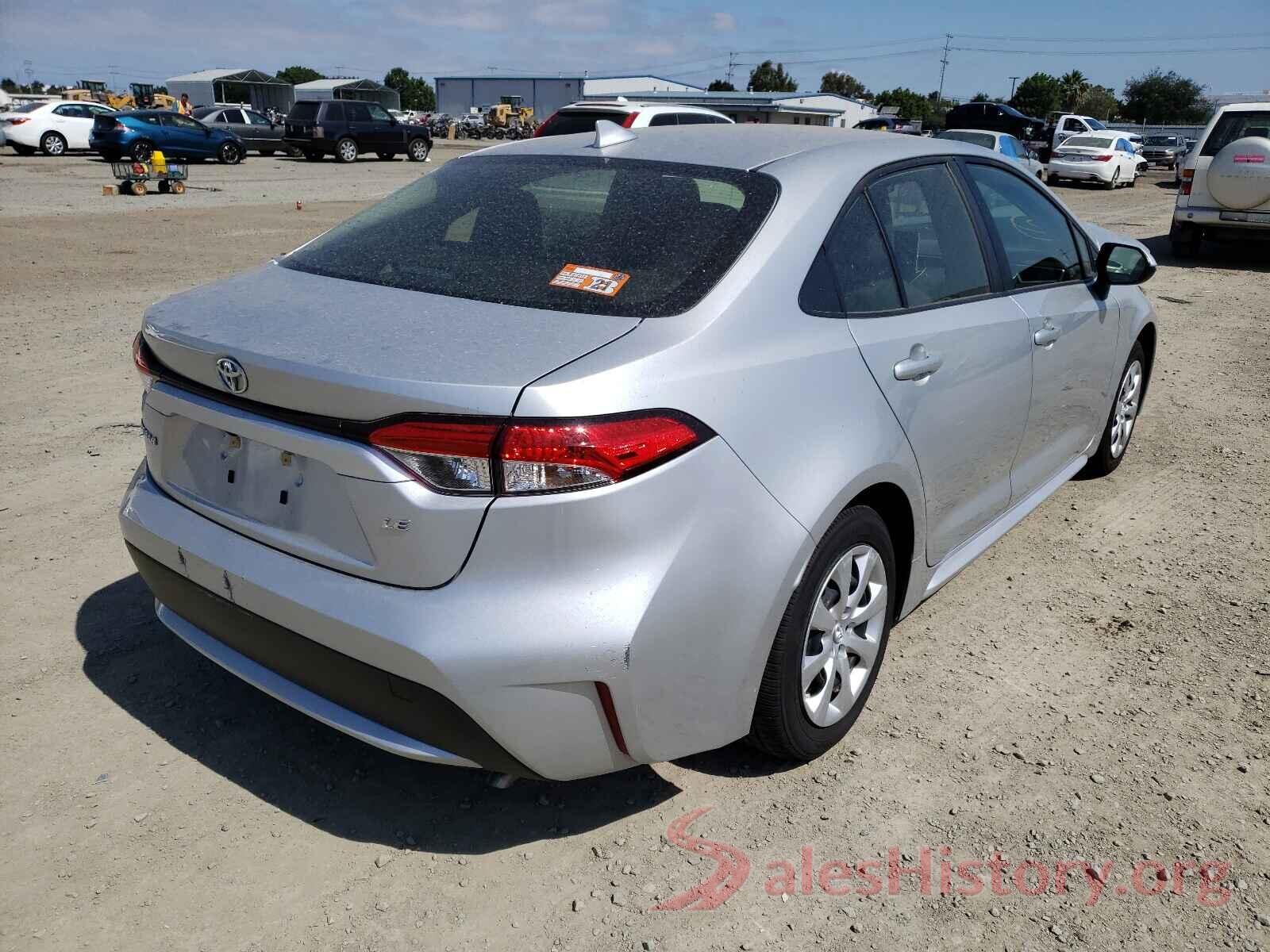 JTDEPRAE0LJ111839 2020 TOYOTA COROLLA