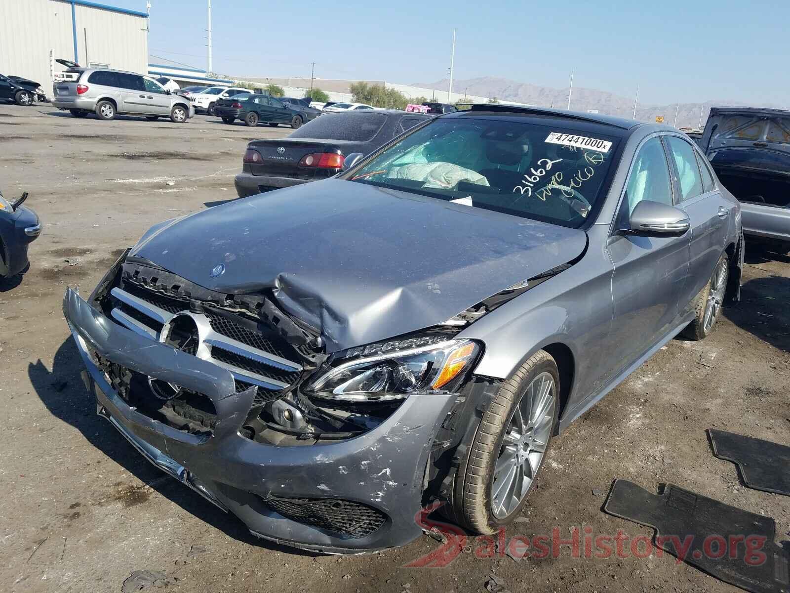 55SWF4KB8GU139527 2016 MERCEDES-BENZ C CLASS