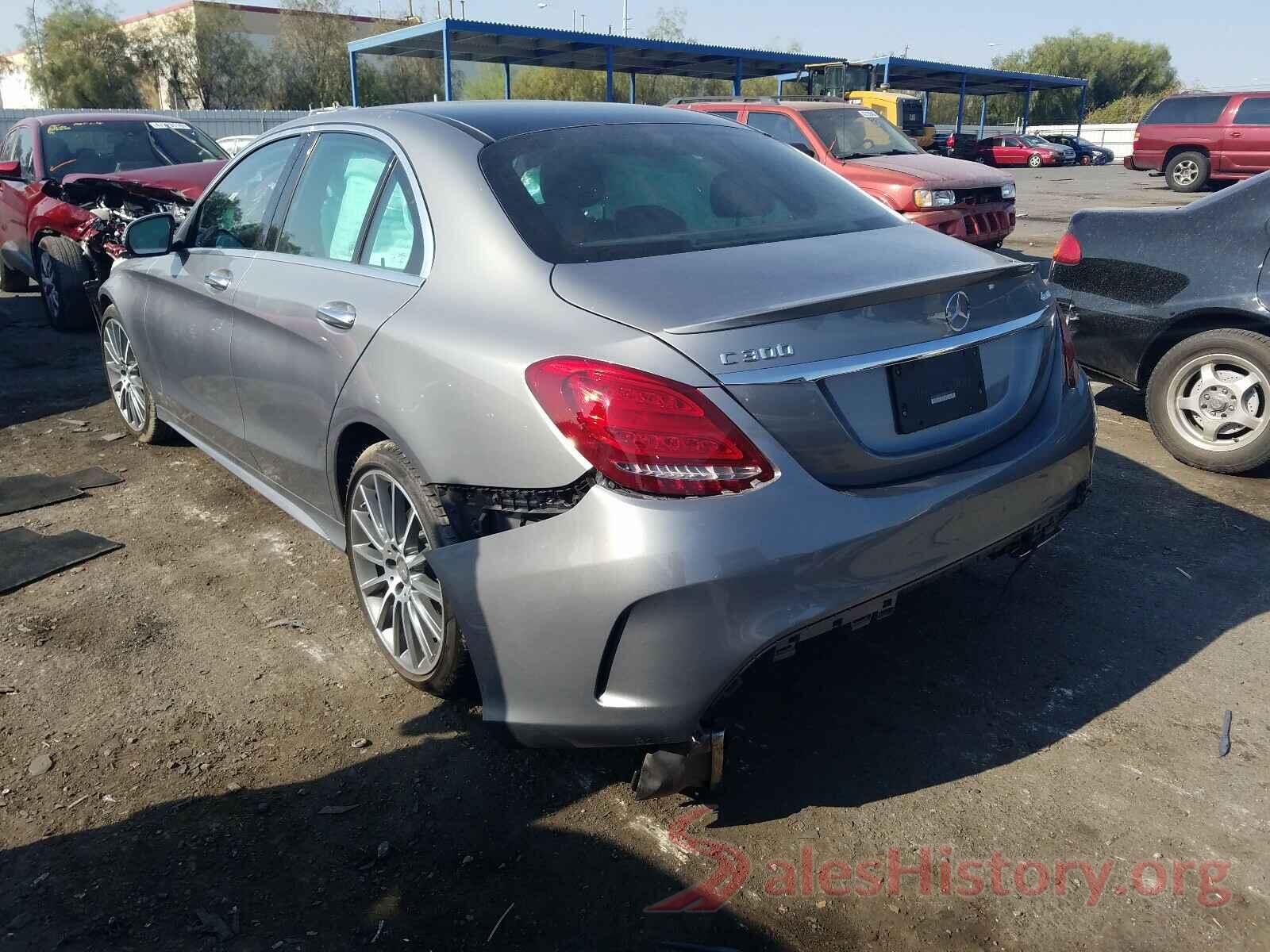 55SWF4KB8GU139527 2016 MERCEDES-BENZ C CLASS