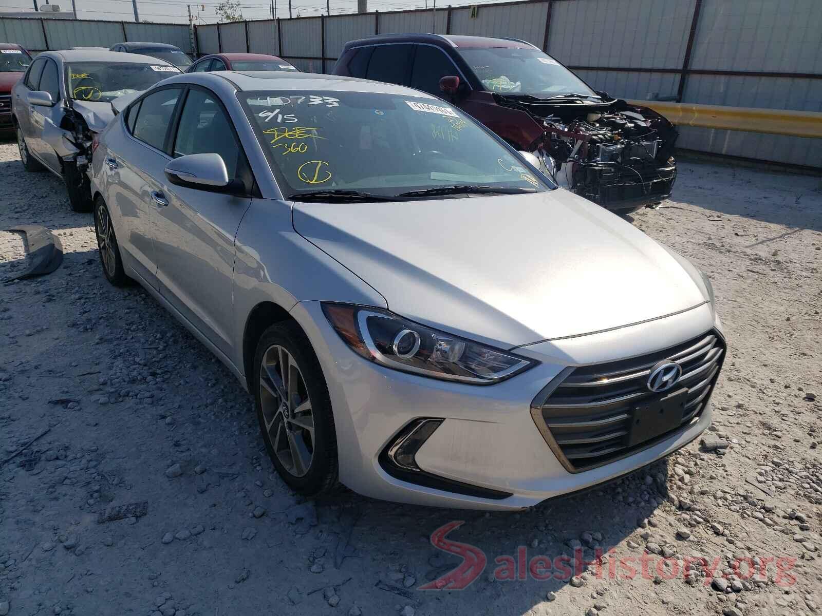 5NPD84LF6HH114214 2017 HYUNDAI ELANTRA