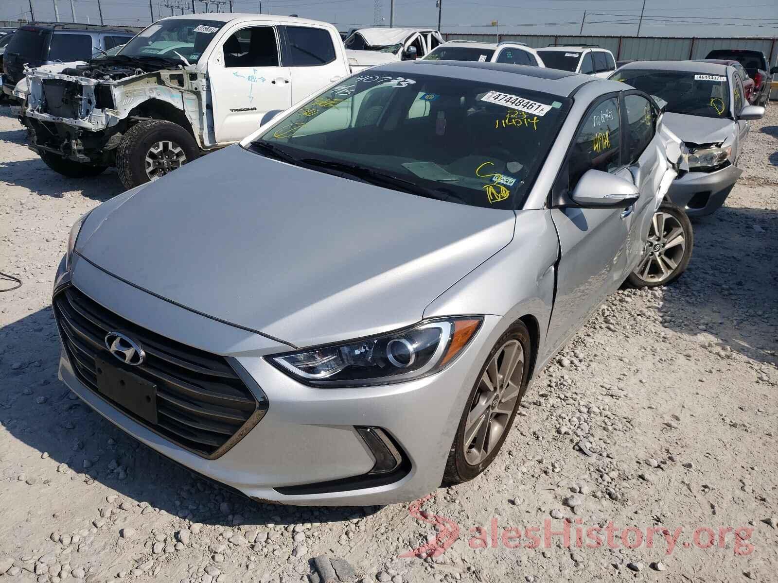 5NPD84LF6HH114214 2017 HYUNDAI ELANTRA