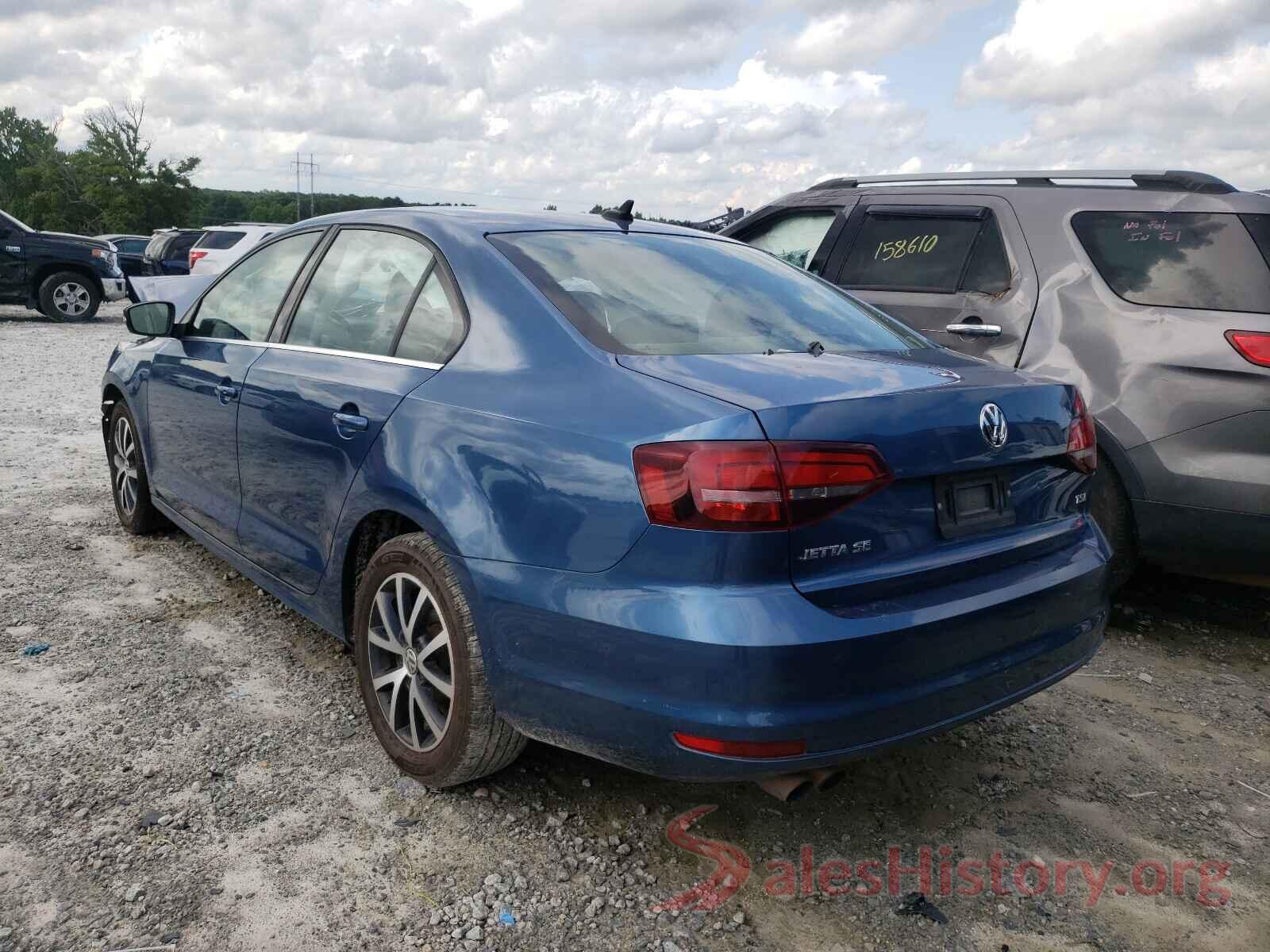 3VWDB7AJ3HM306627 2017 VOLKSWAGEN JETTA