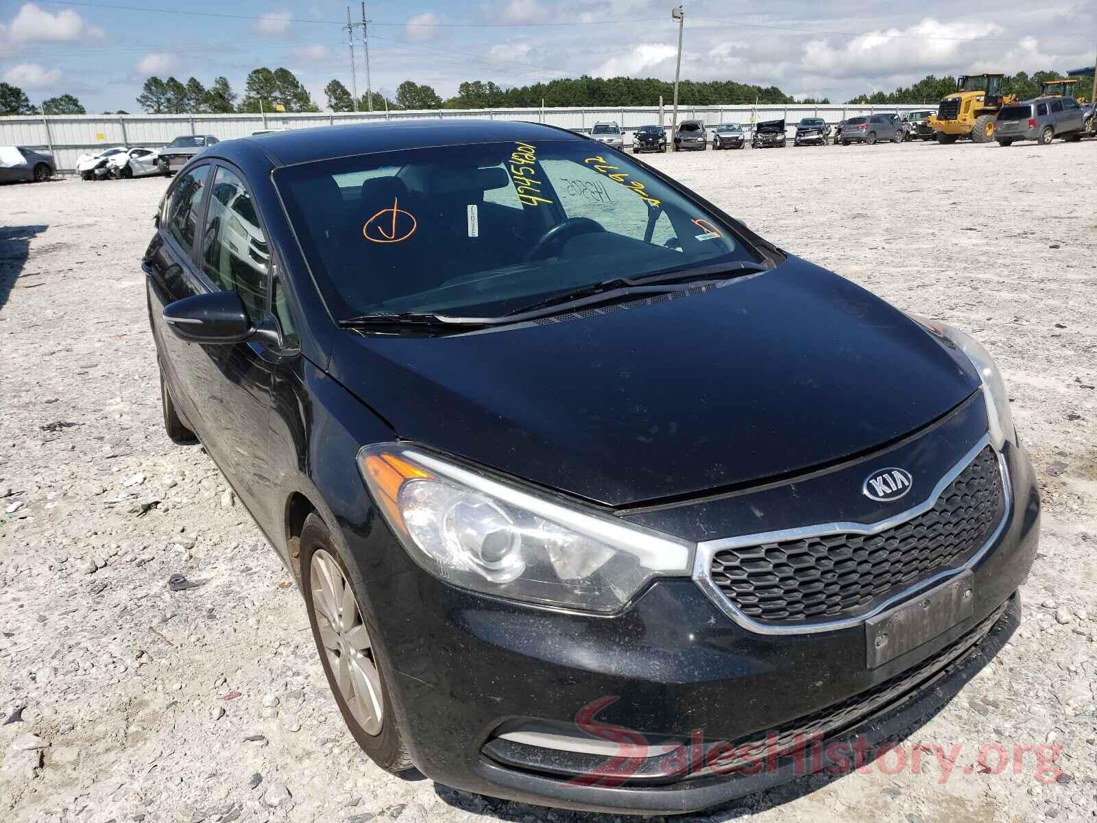 KNAFX4A66G5446972 2016 KIA FORTE