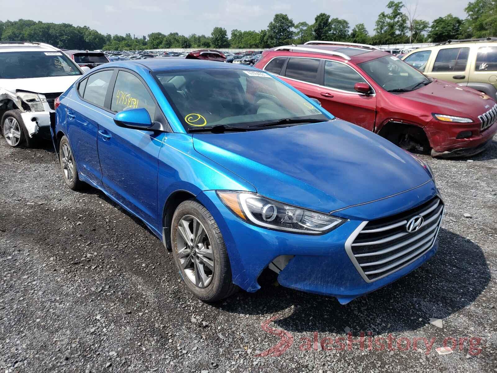 5NPD84LF9HH160832 2017 HYUNDAI ELANTRA