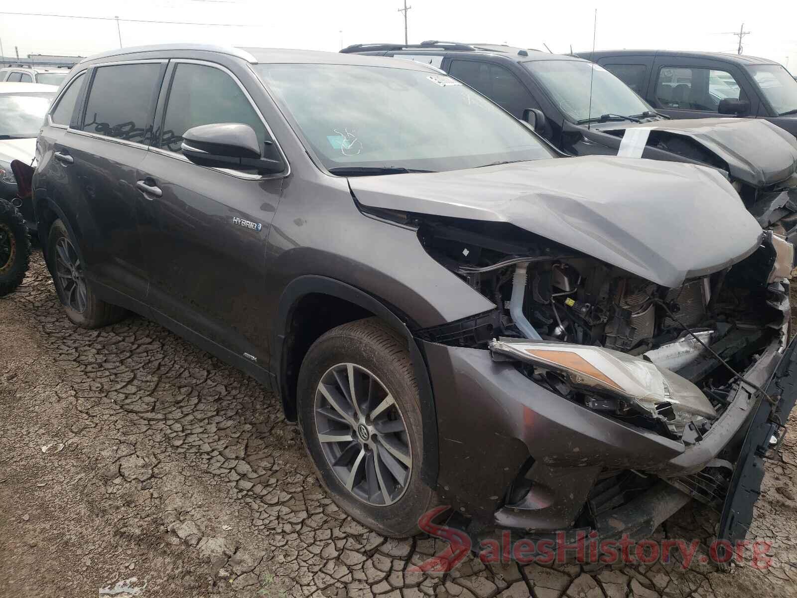 5TDJGRFH9KS075068 2019 TOYOTA HIGHLANDER