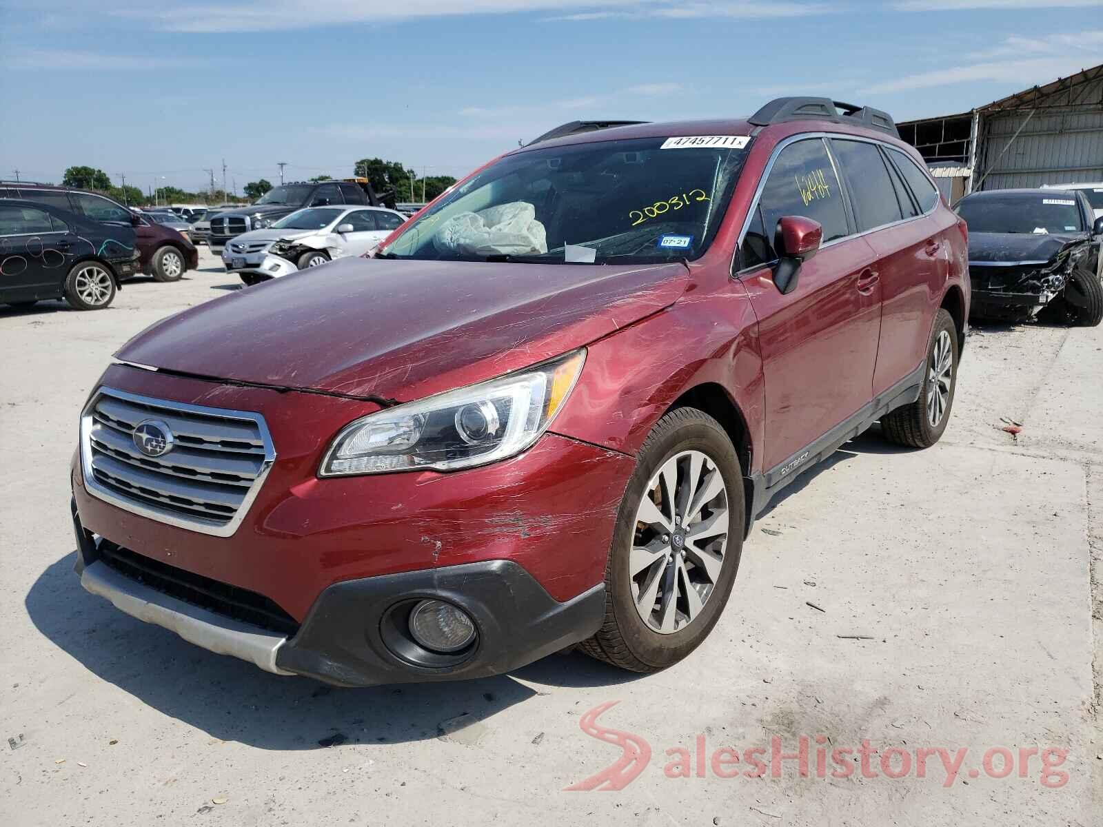 4S4BSENC8H3200312 2017 SUBARU OUTBACK