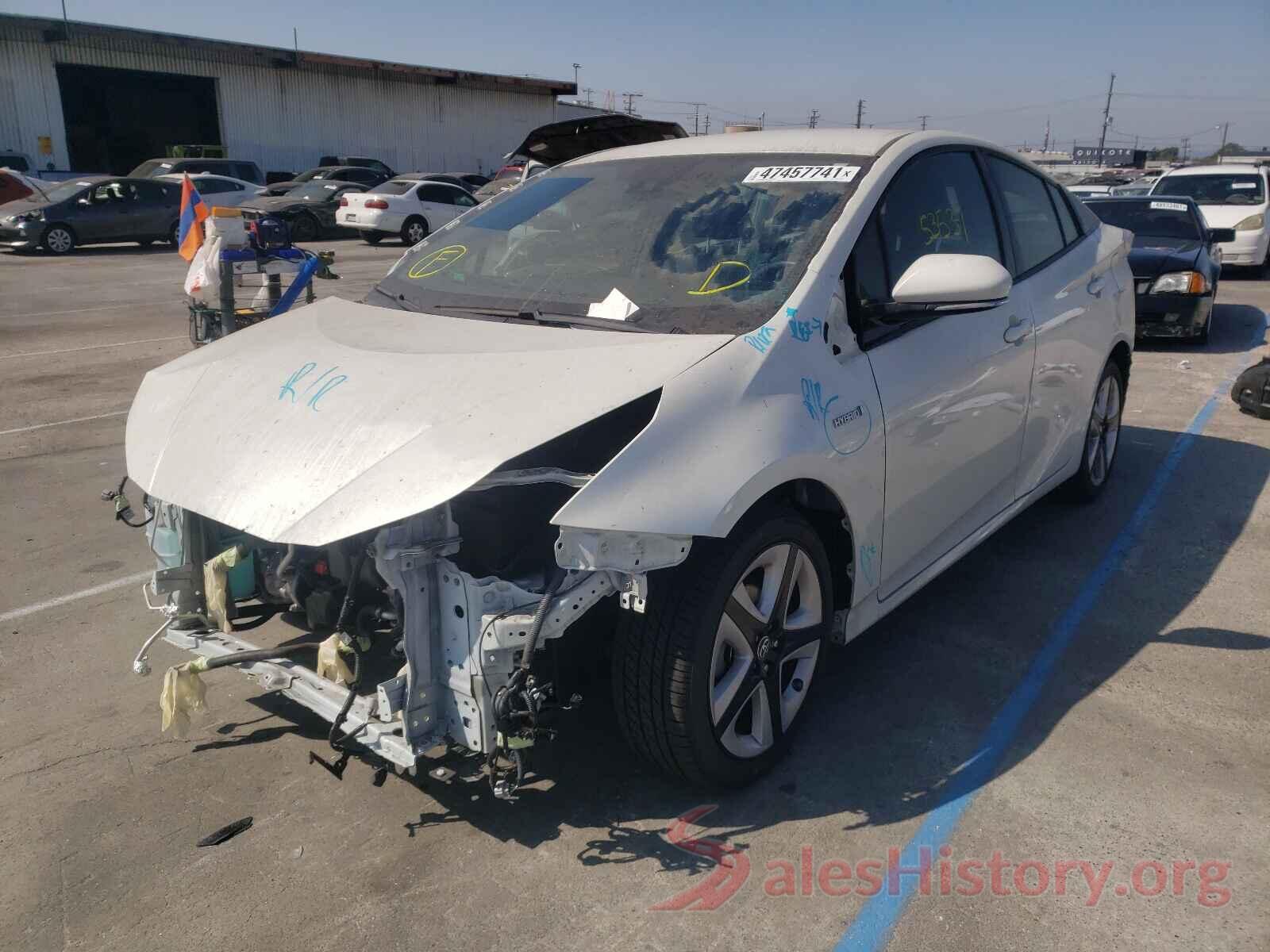 JTDKARFU7G3008934 2016 TOYOTA PRIUS