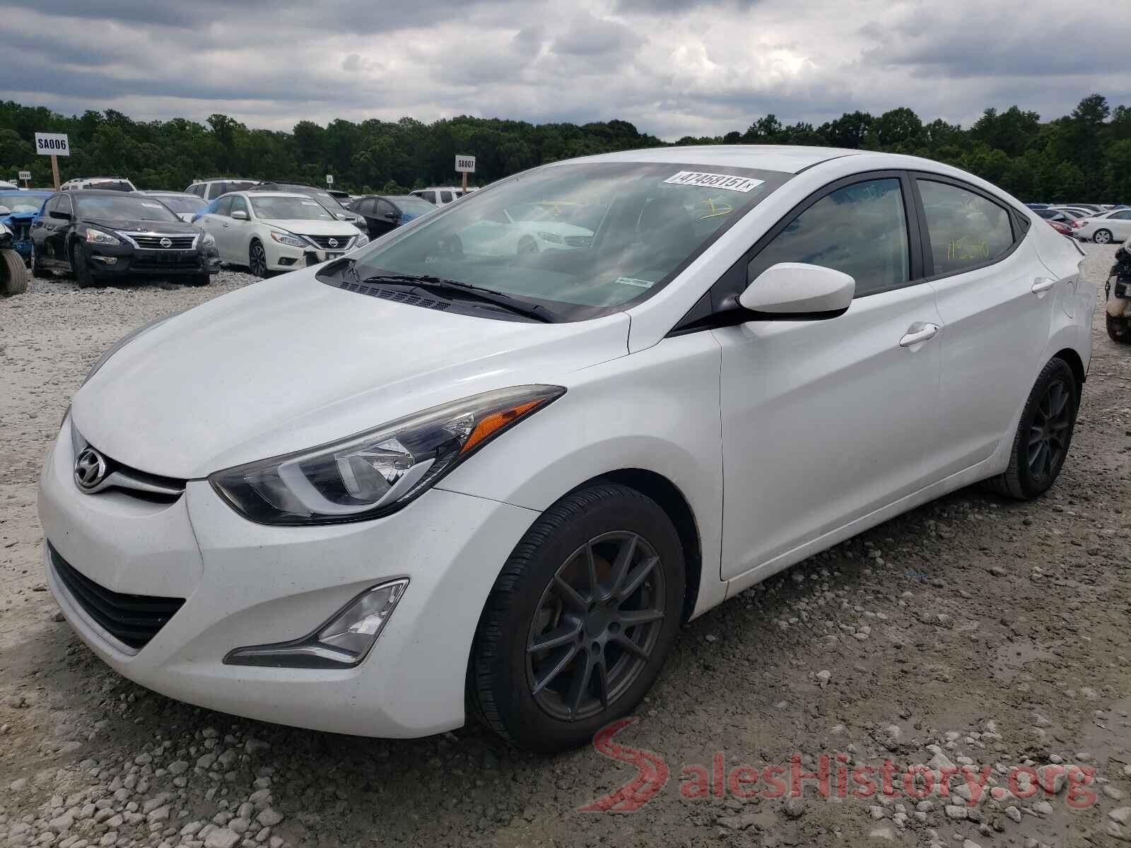 5NPDH4AE0GH656353 2016 HYUNDAI ELANTRA