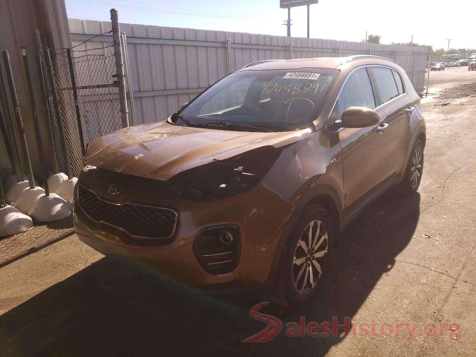 KNDPNCAC1H7221099 2017 KIA SPORTAGE