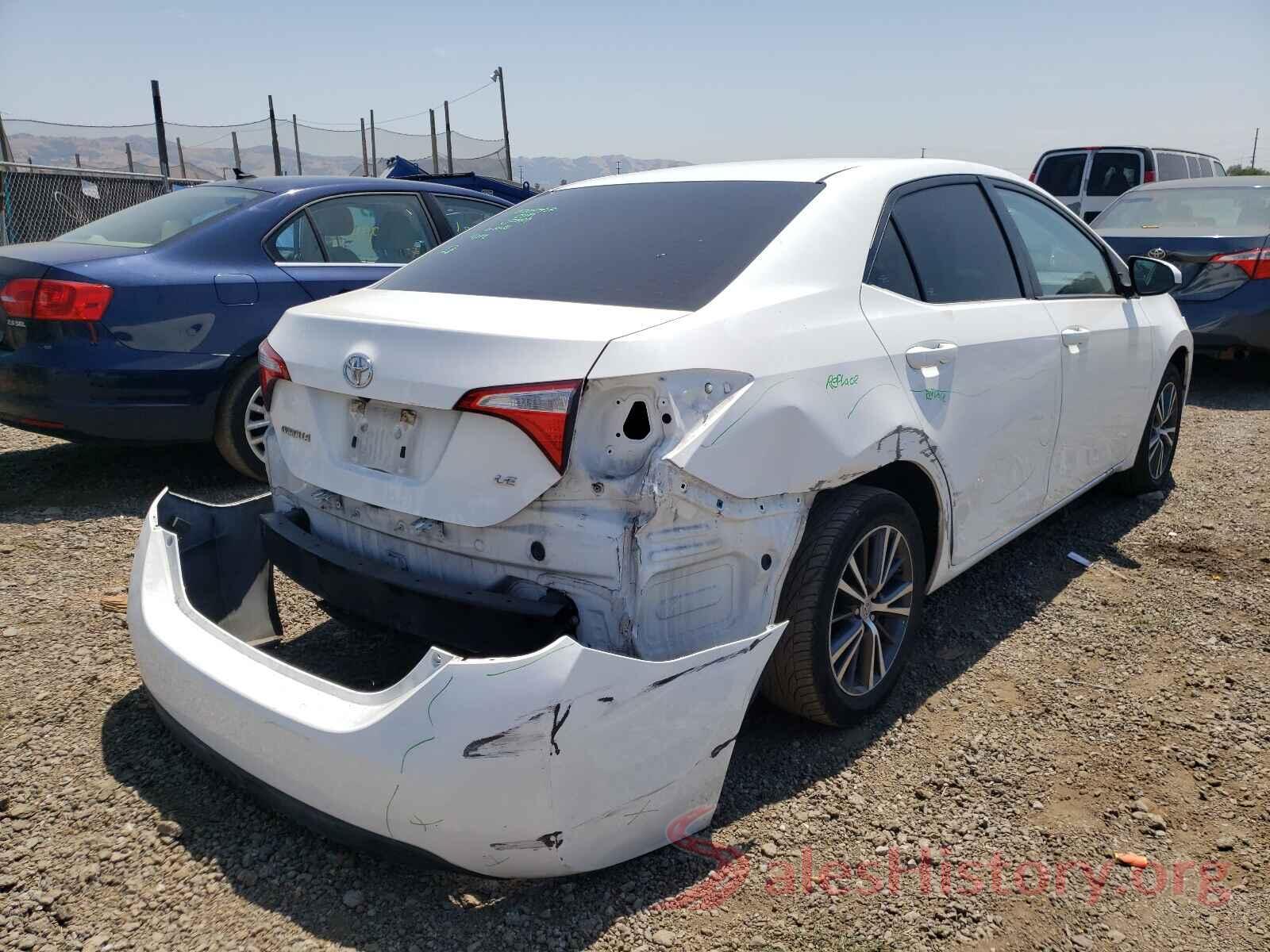 5YFBURHE7GP403457 2016 TOYOTA COROLLA