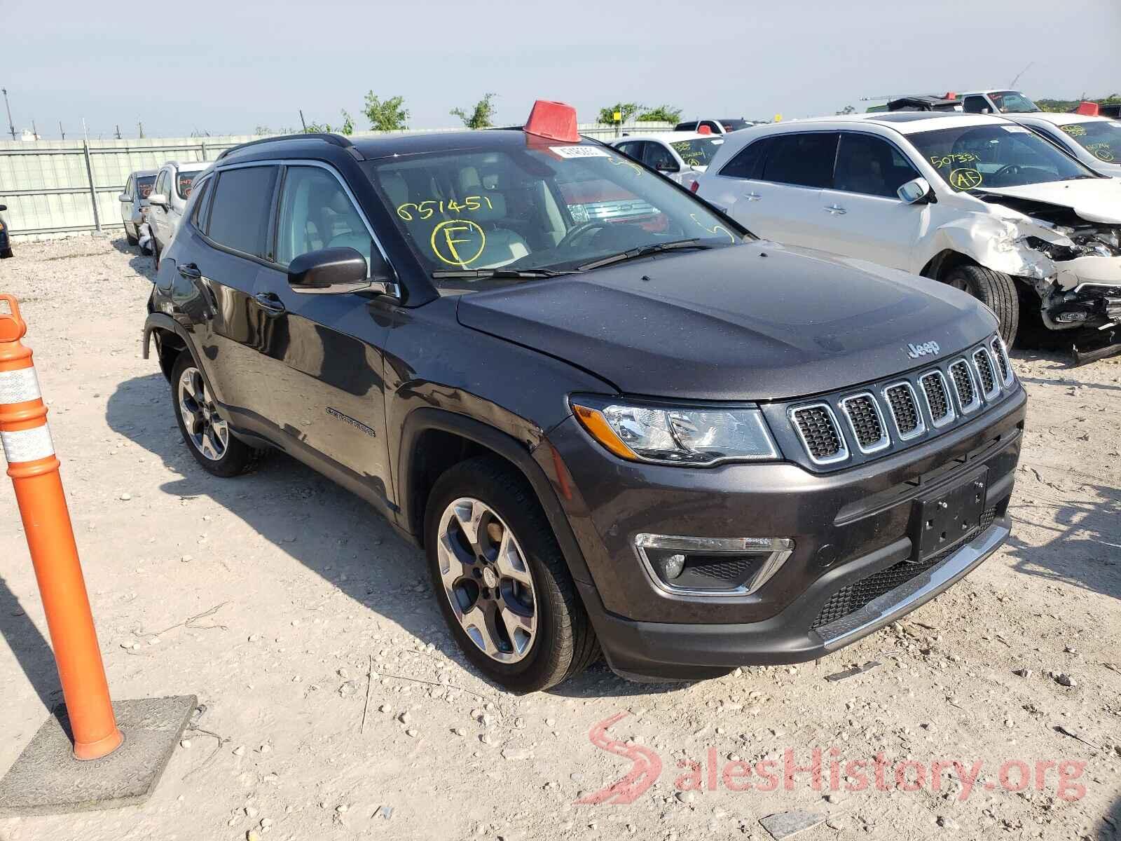 3C4NJDCB2KT651451 2019 JEEP COMPASS