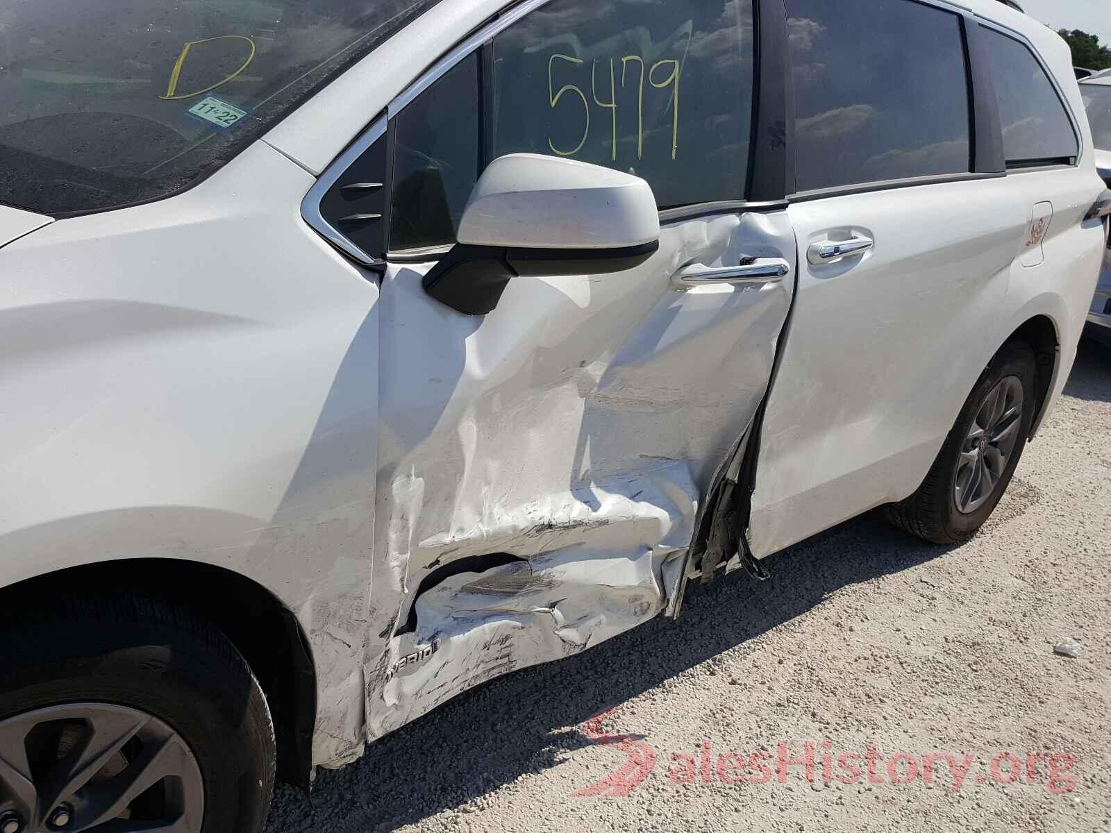 5TDYRKEC0MS003748 2021 TOYOTA SIENNA