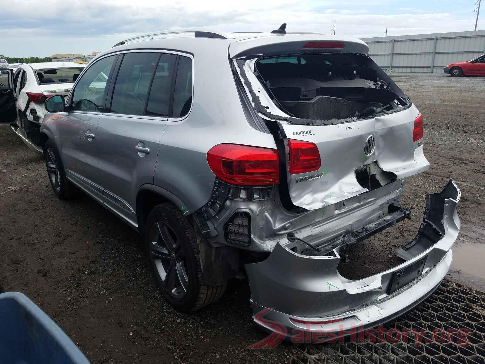 WVGTV7AX8HW509650 2017 VOLKSWAGEN TIGUAN