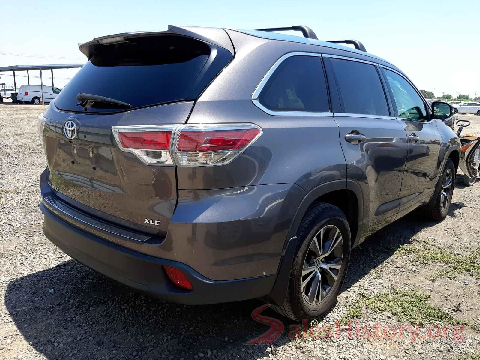 5TDKKRFH1GS505962 2016 TOYOTA HIGHLANDER