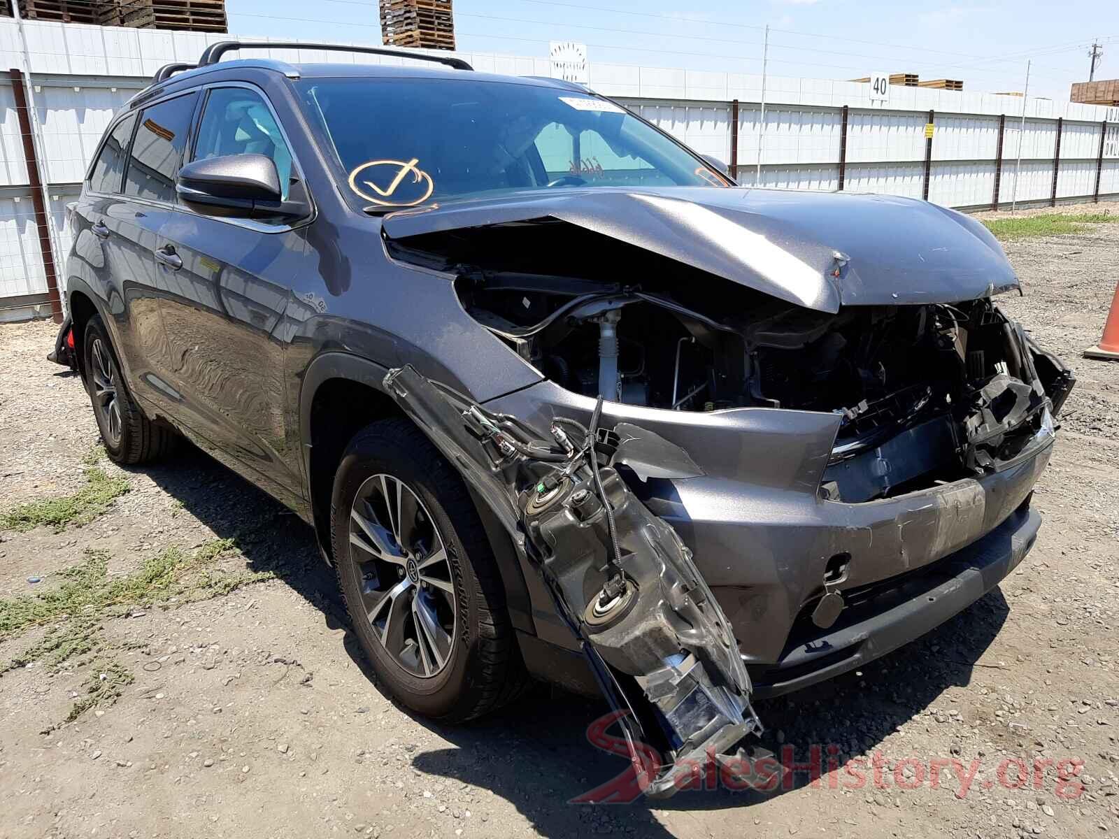 5TDKKRFH1GS505962 2016 TOYOTA HIGHLANDER