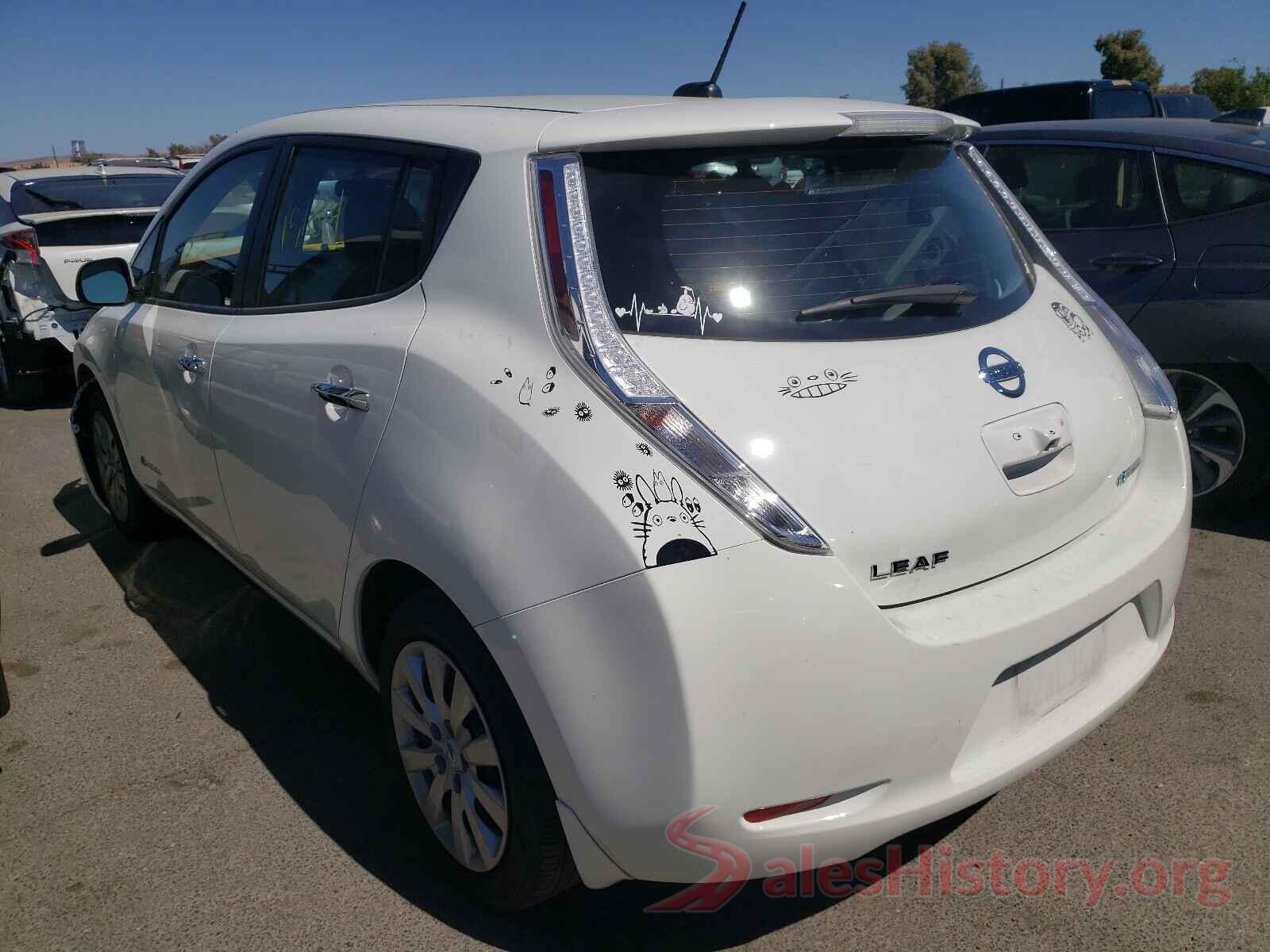 1N4BZ0CP8HC309657 2017 NISSAN LEAF