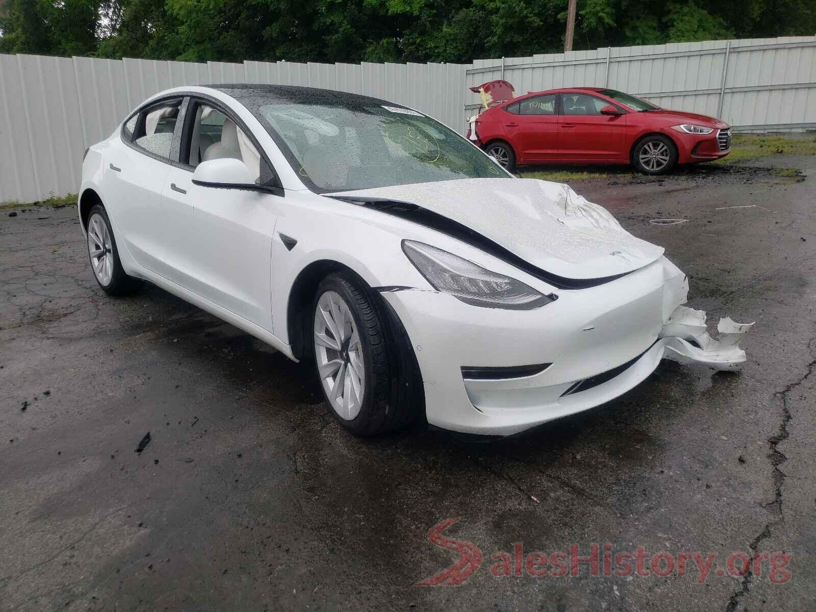 5YJ3E1EA6MF851314 2021 TESLA MODEL 3