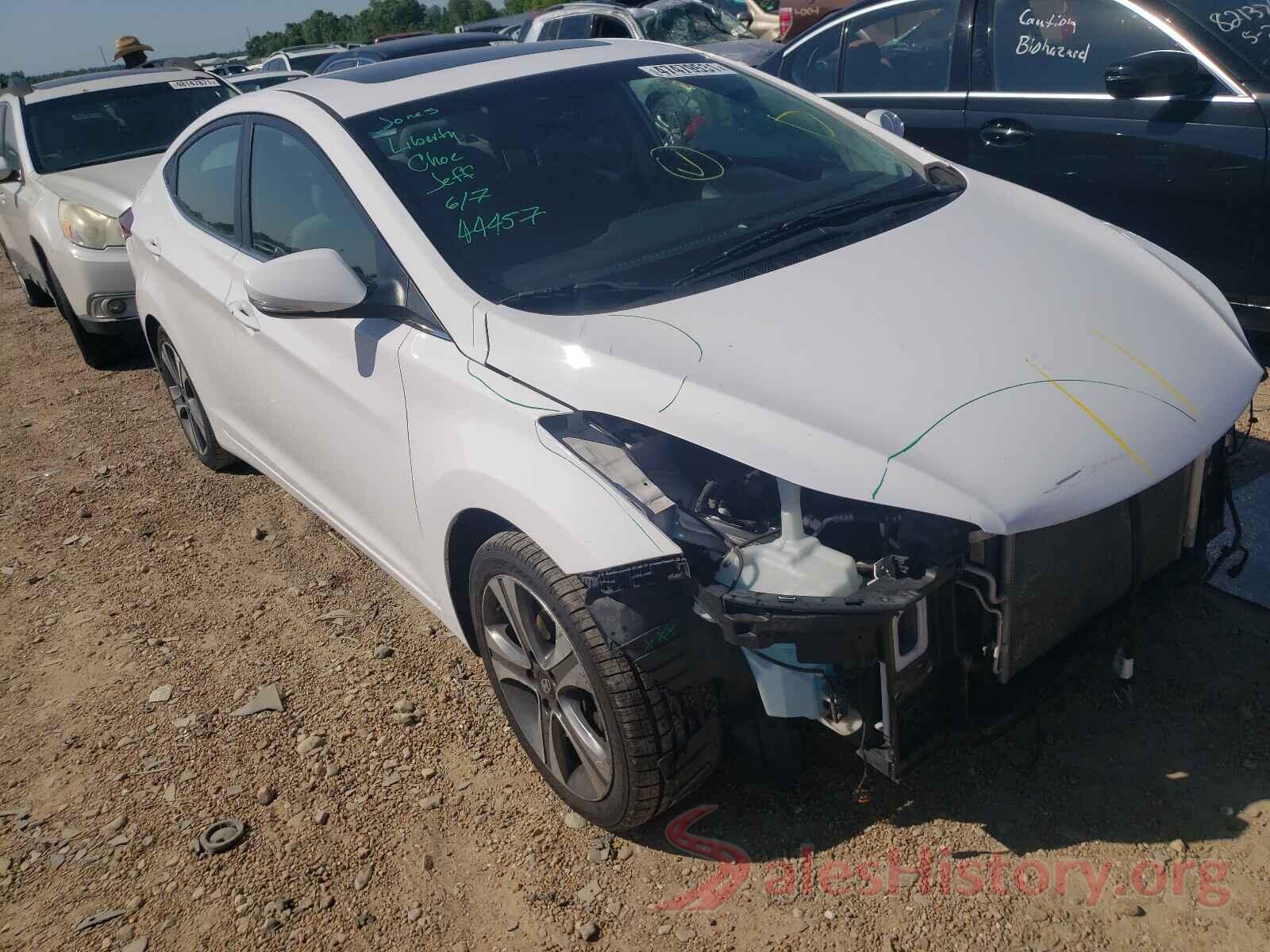 KMHDH4AH1GU534807 2016 HYUNDAI ELANTRA