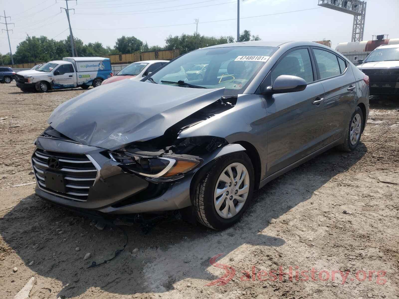 KMHD74LFXHU154574 2017 HYUNDAI ELANTRA