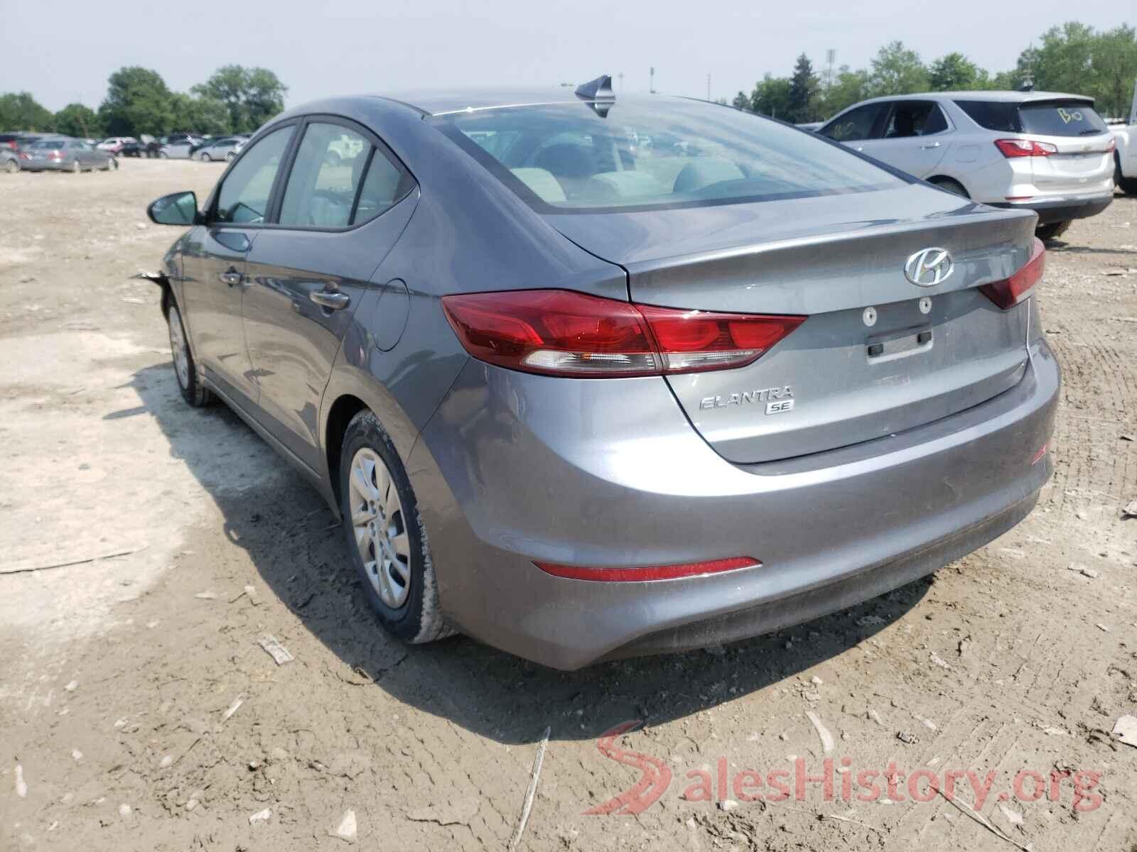 KMHD74LFXHU154574 2017 HYUNDAI ELANTRA