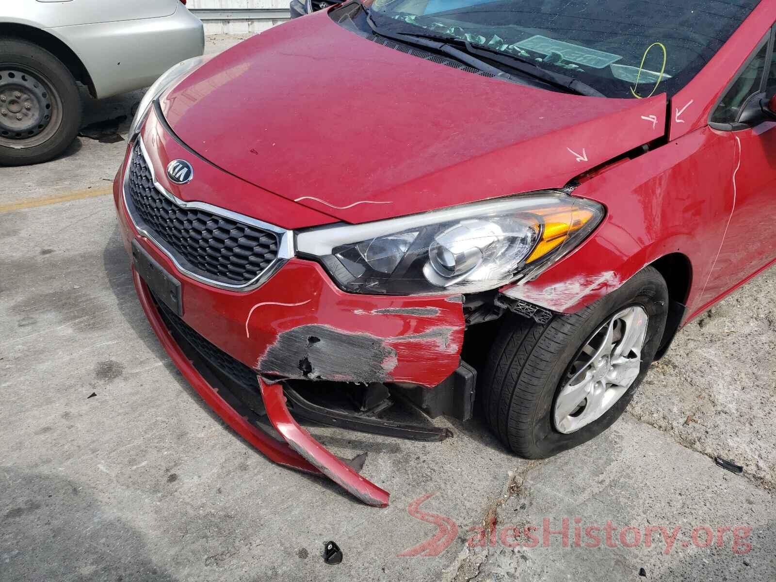 KNAFK4A60G5609310 2016 KIA FORTE