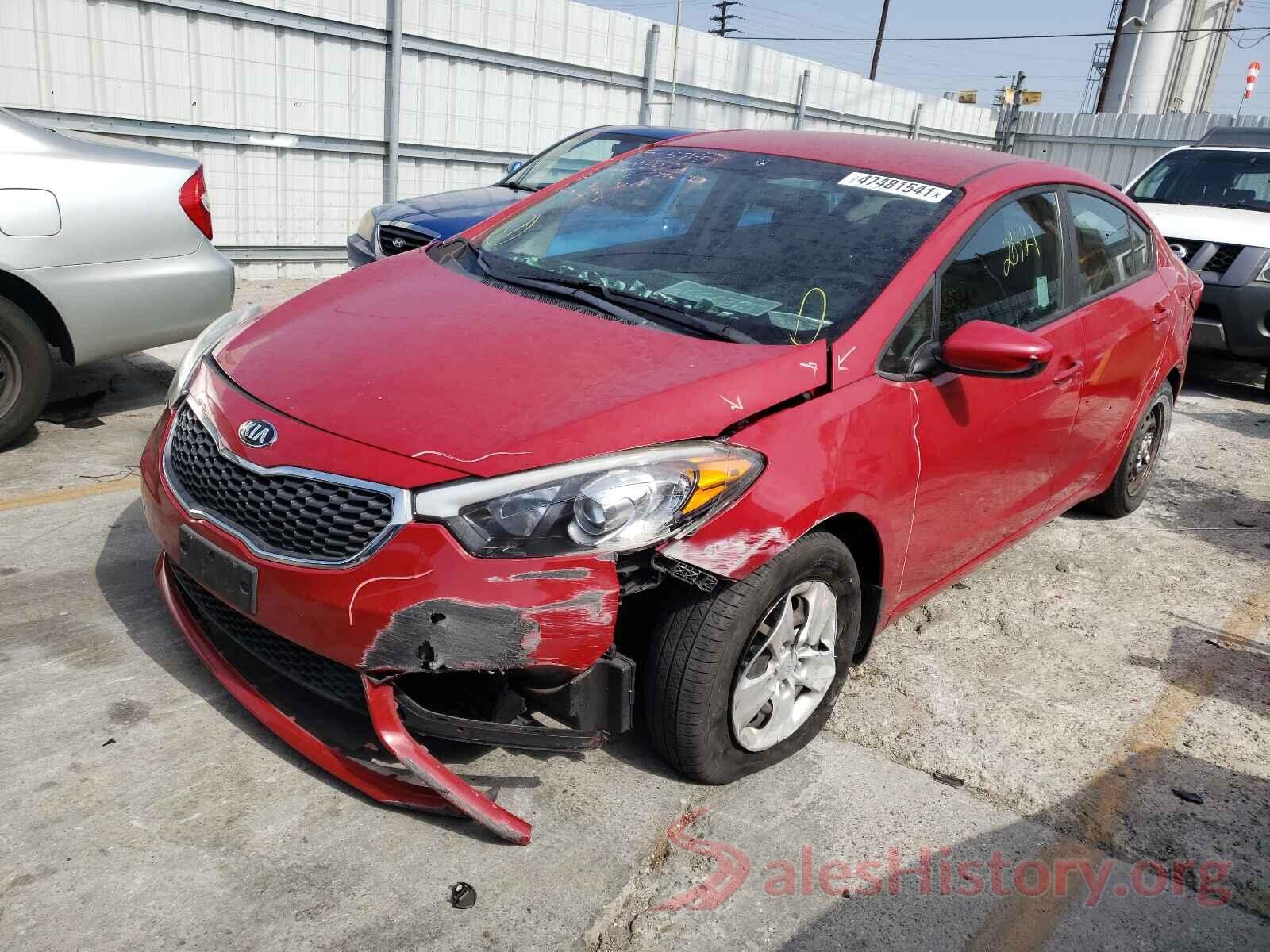 KNAFK4A60G5609310 2016 KIA FORTE