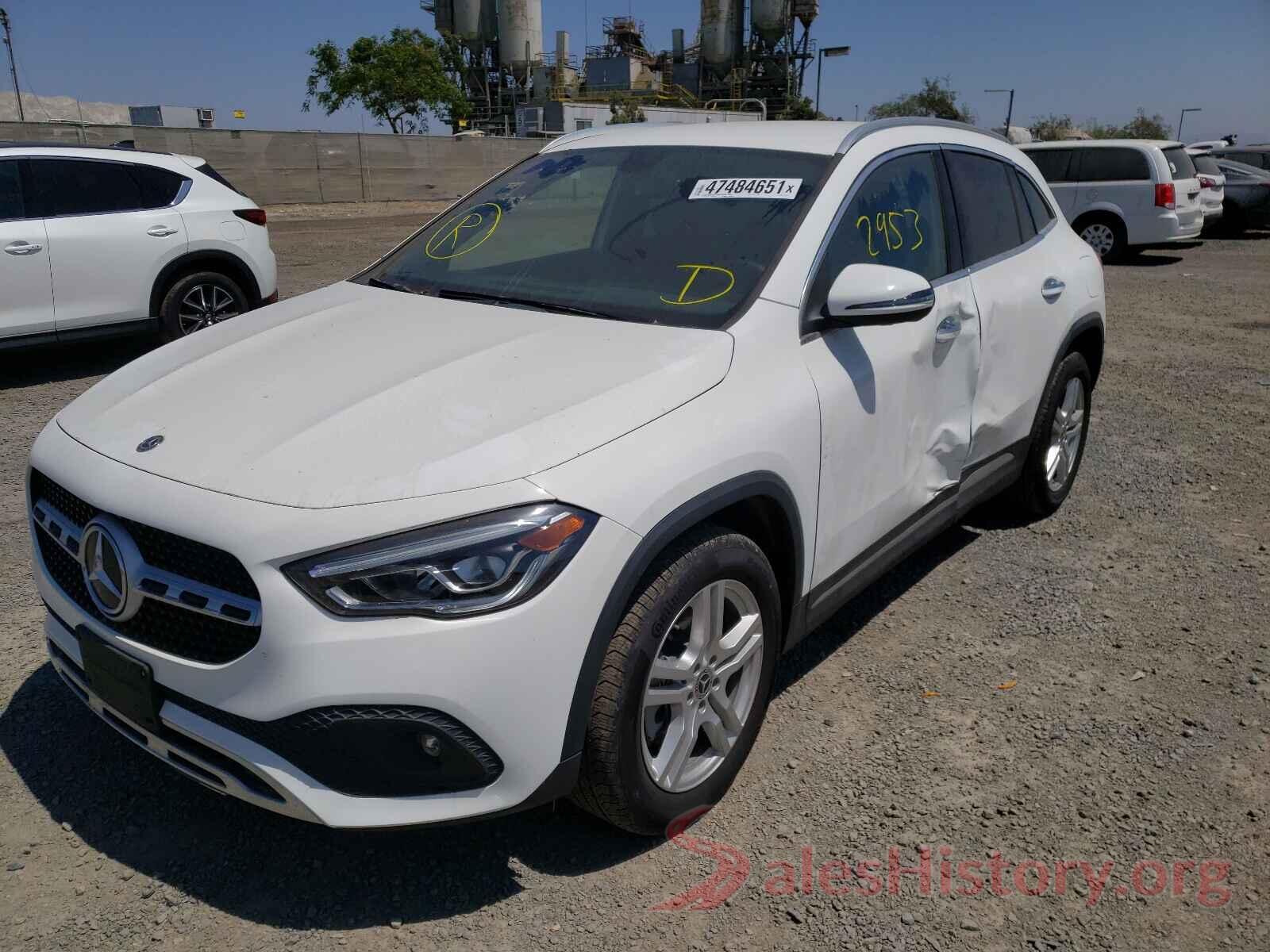 W1N4N4GB3MJ117243 2021 MERCEDES-BENZ GLA-CLASS