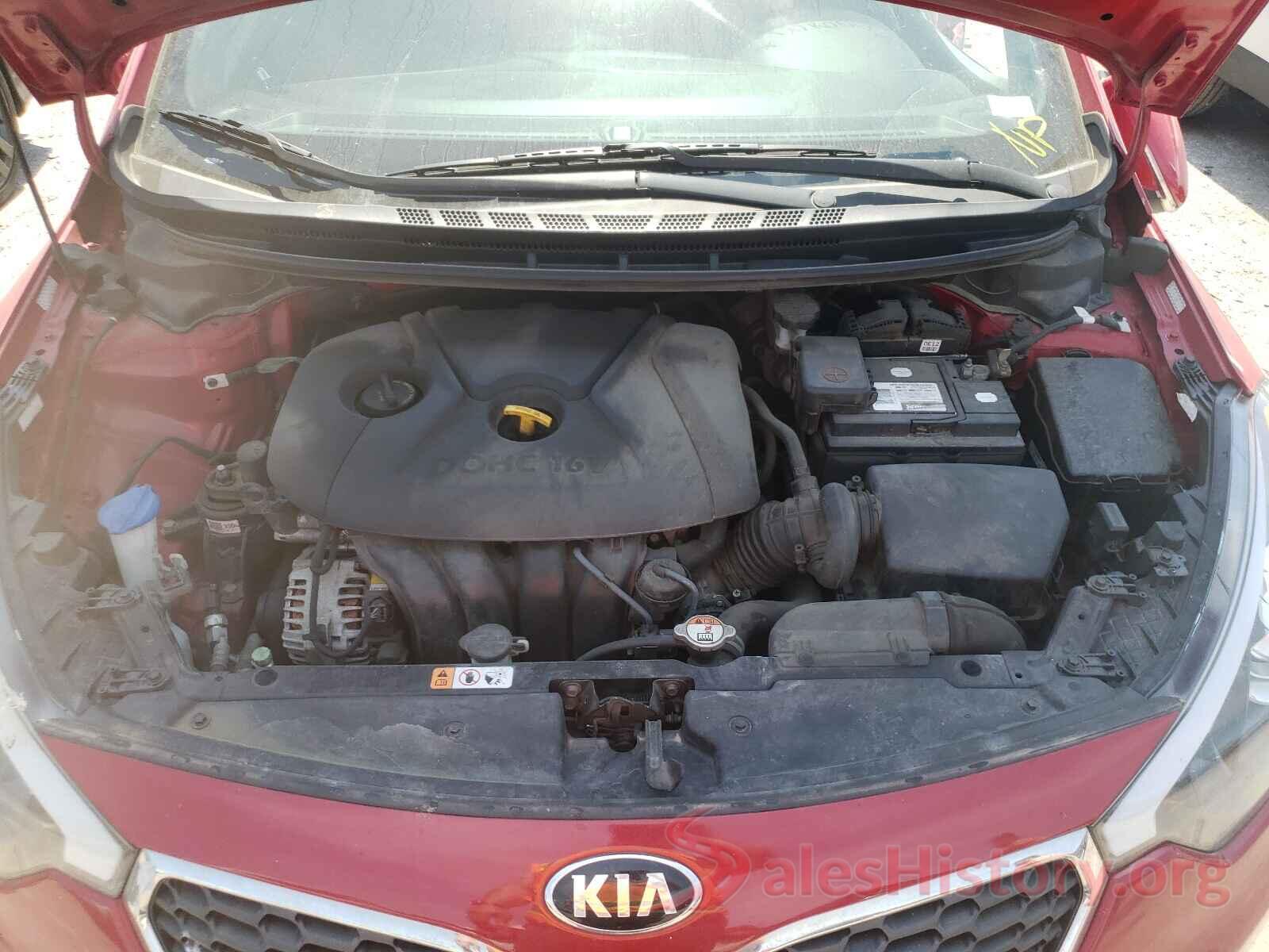 KNAFX4A6XG5446408 2016 KIA FORTE