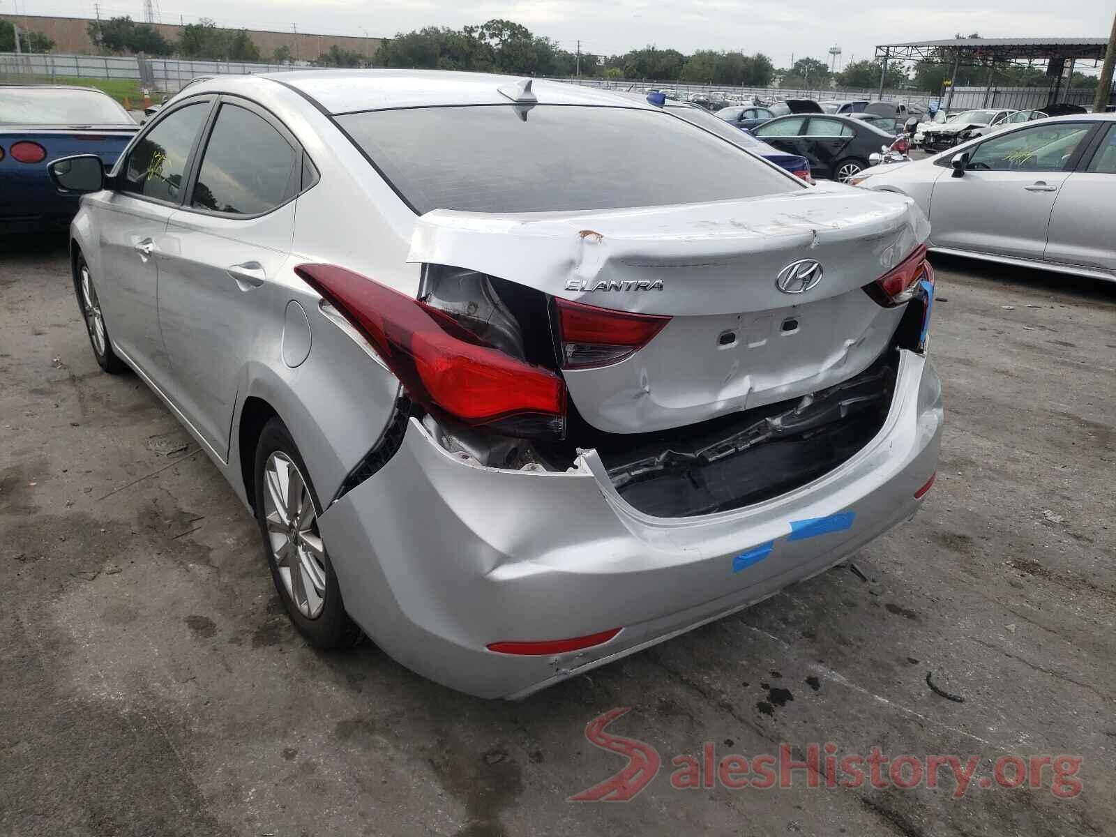 5NPDH4AE9GH786227 2016 HYUNDAI ELANTRA