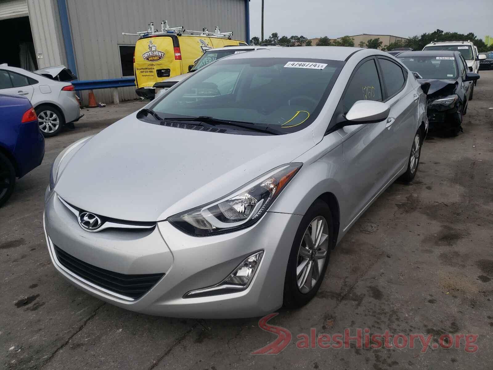 5NPDH4AE9GH786227 2016 HYUNDAI ELANTRA