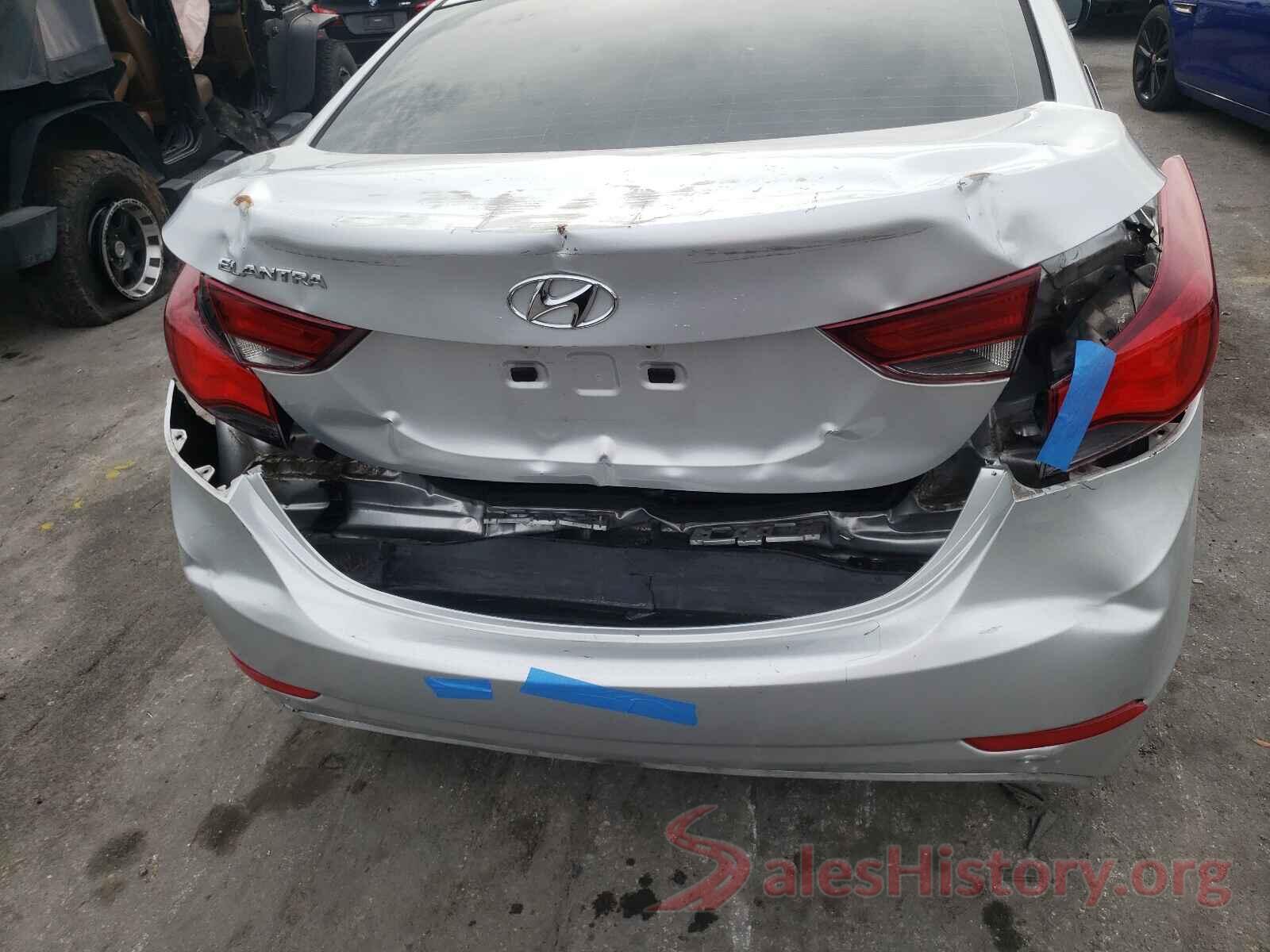 5NPDH4AE9GH786227 2016 HYUNDAI ELANTRA