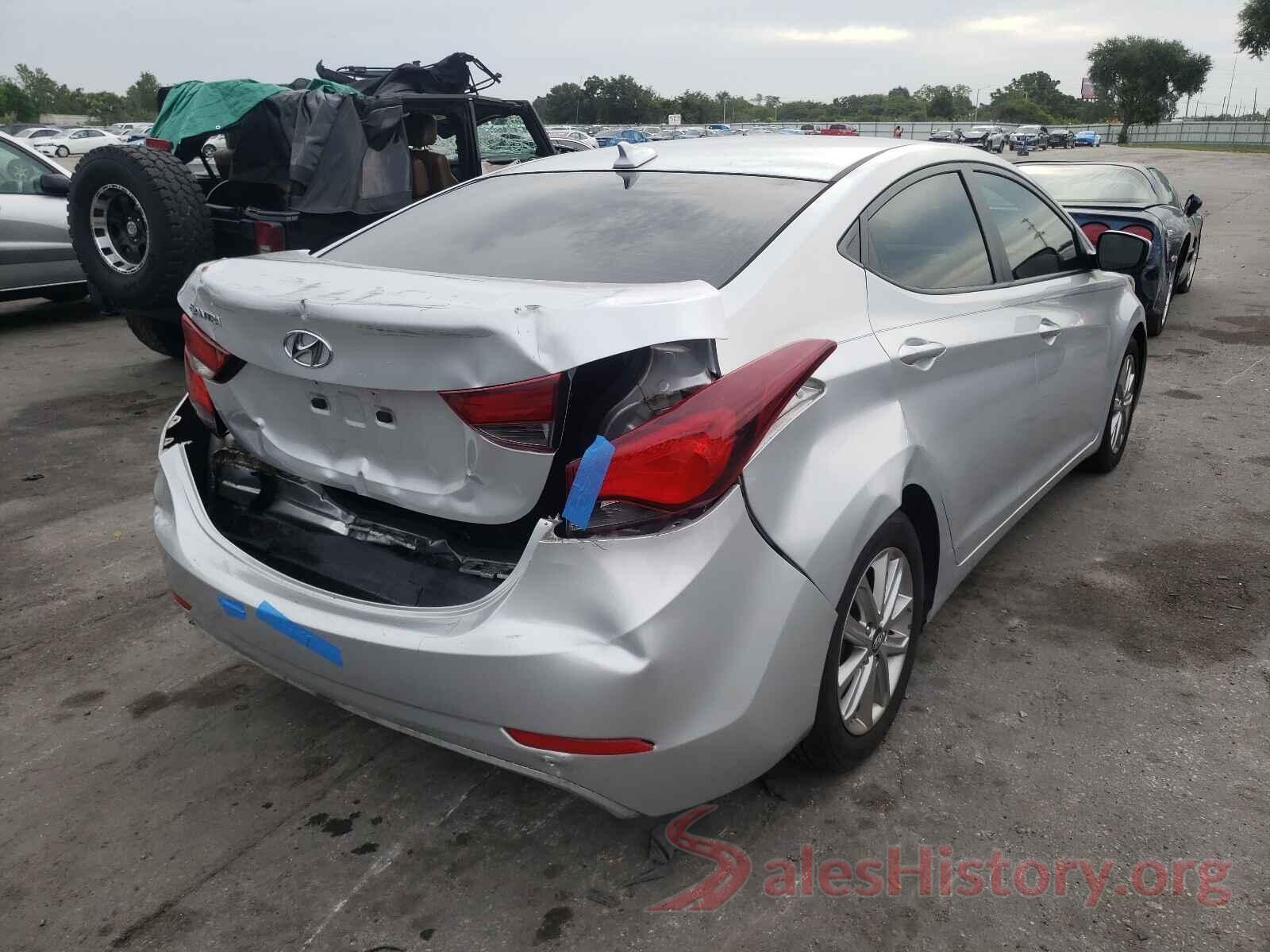 5NPDH4AE9GH786227 2016 HYUNDAI ELANTRA