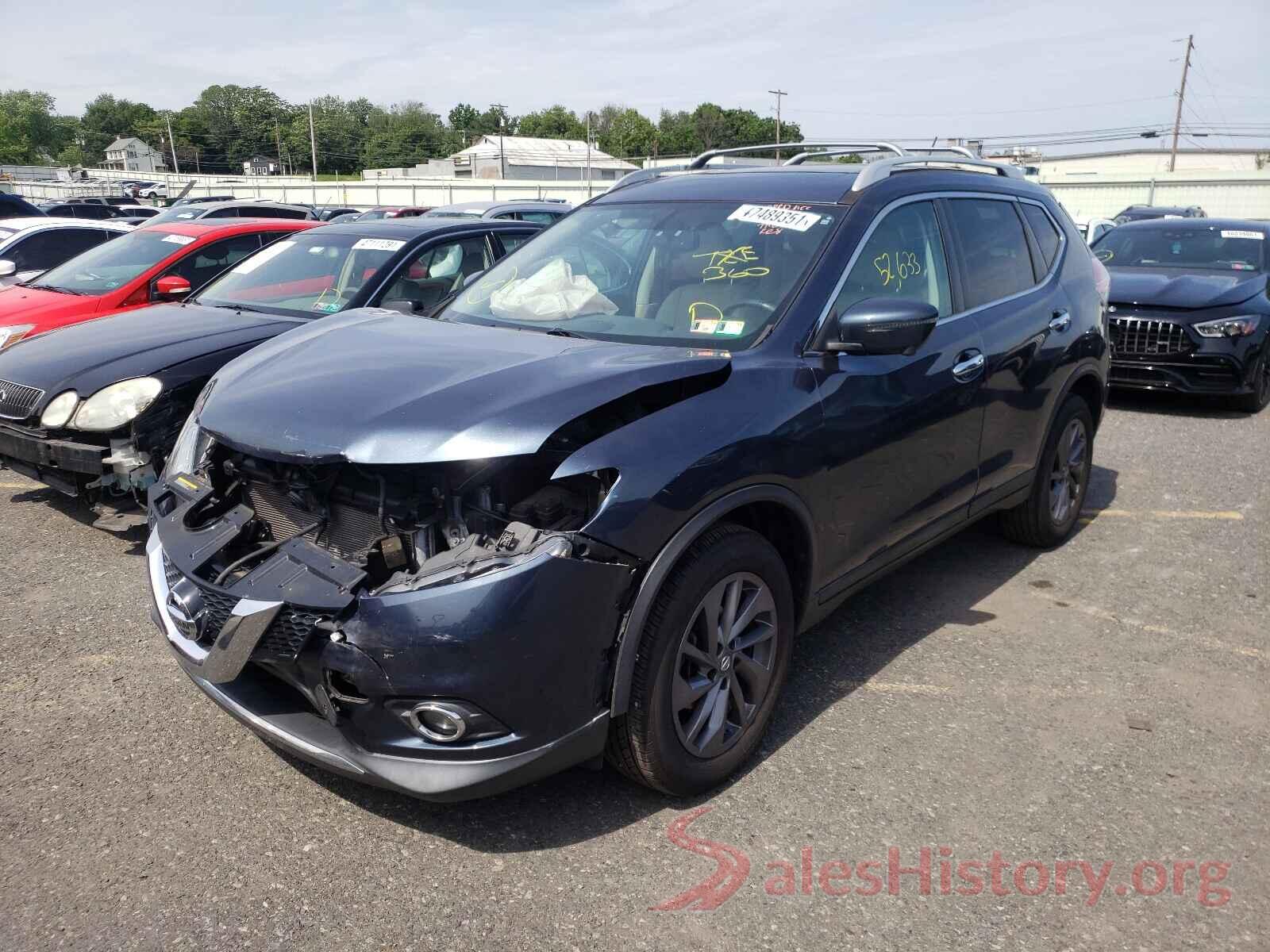 5N1AT2MV5GC771653 2016 NISSAN ROGUE