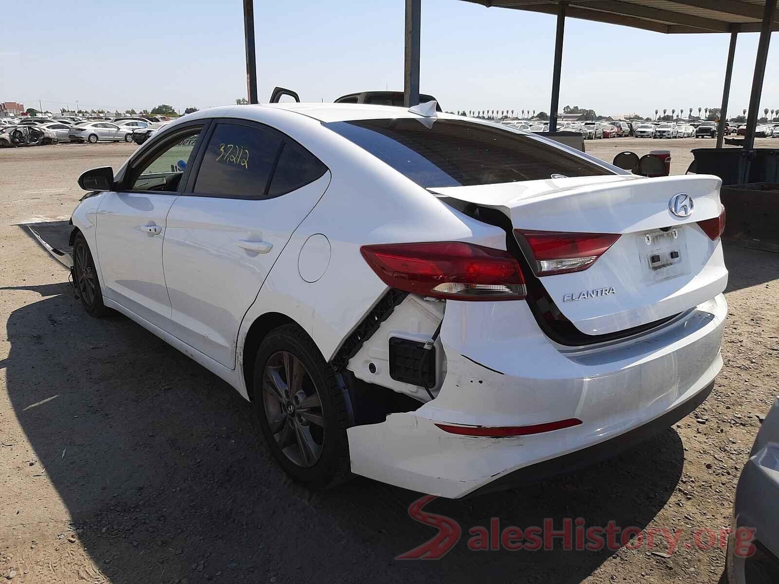 5NPD84LF1HH193629 2017 HYUNDAI ELANTRA