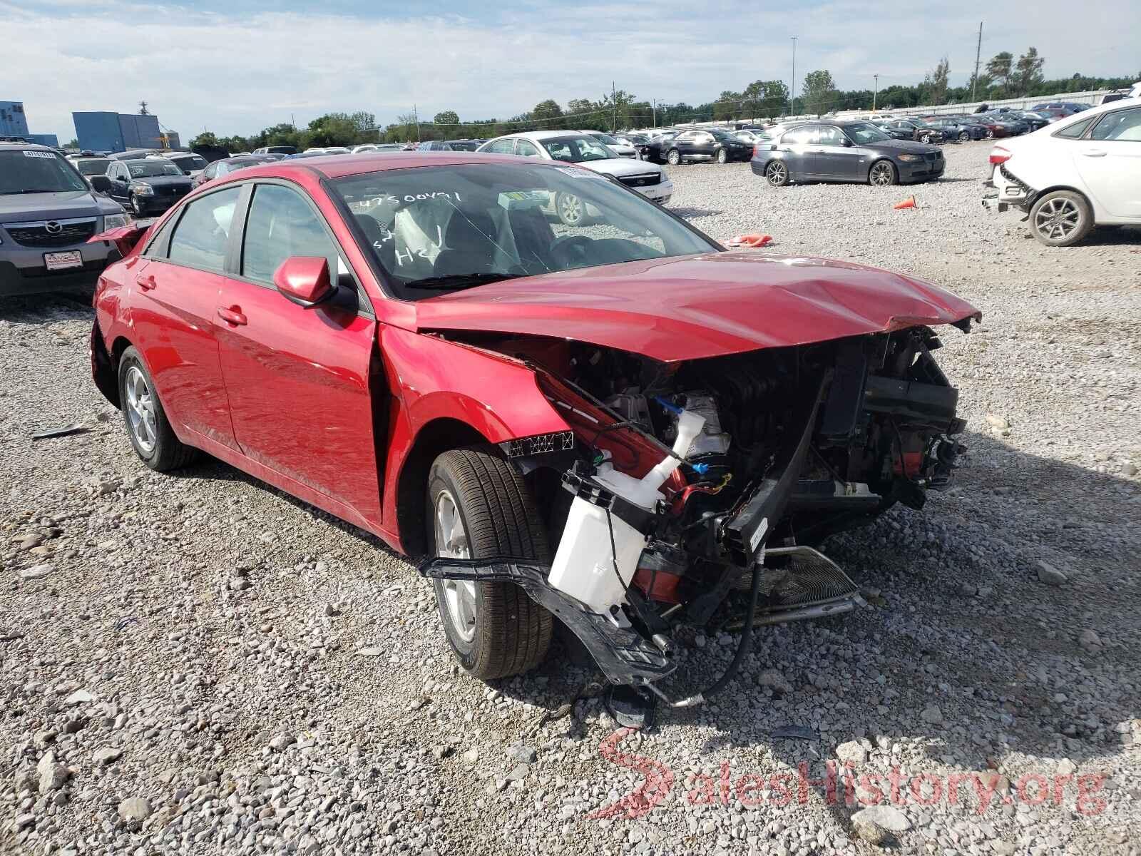 5NPLL4AG4MH028657 2021 HYUNDAI ELANTRA