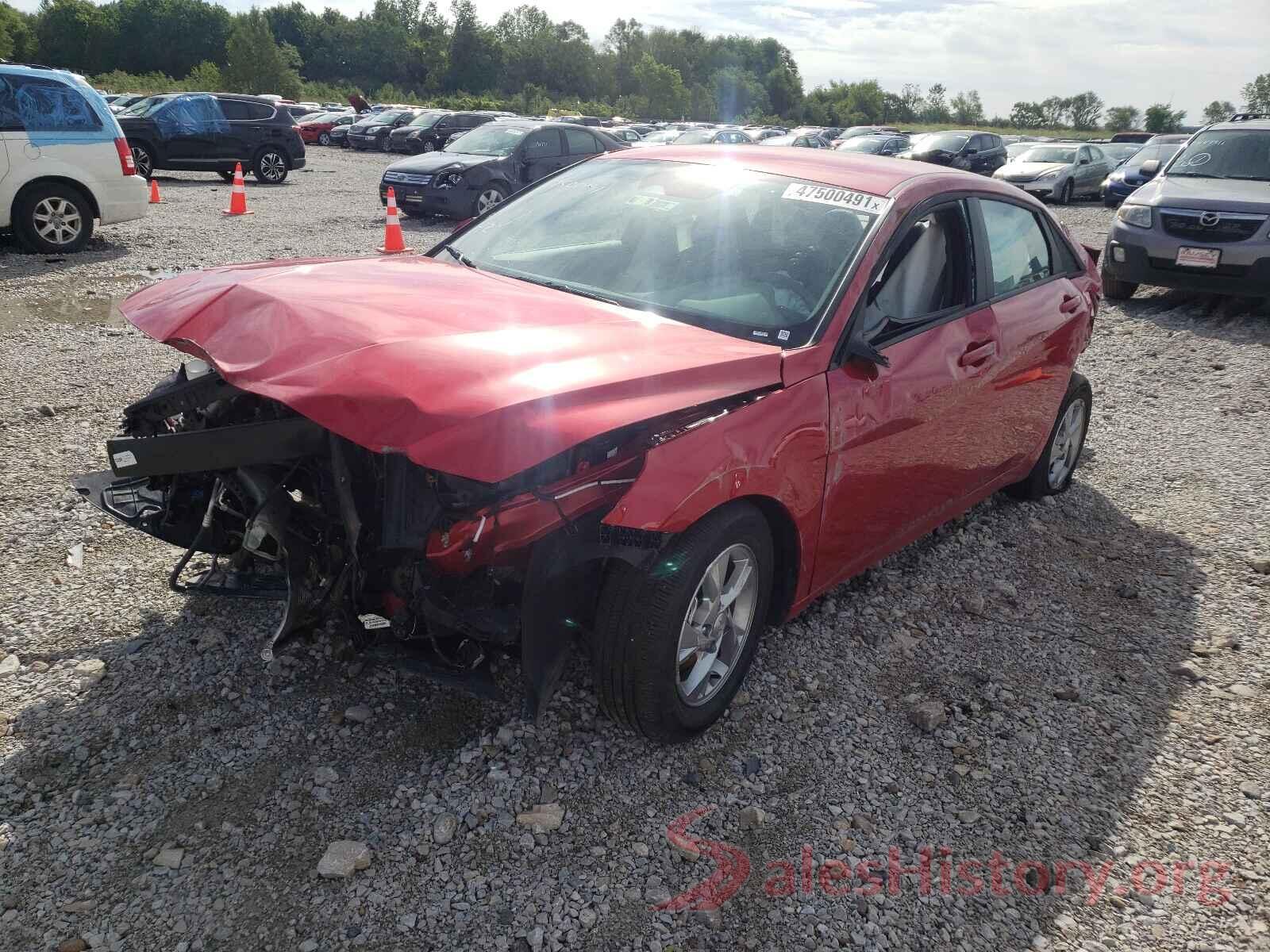 5NPLL4AG4MH028657 2021 HYUNDAI ELANTRA