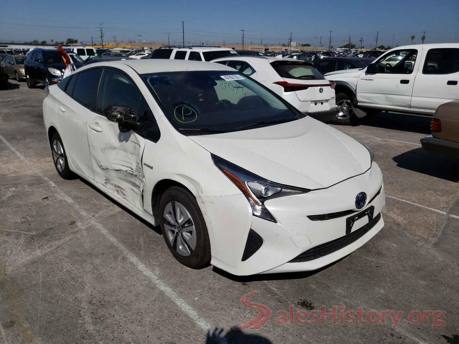 JTDKARFU9J3549037 2018 TOYOTA PRIUS