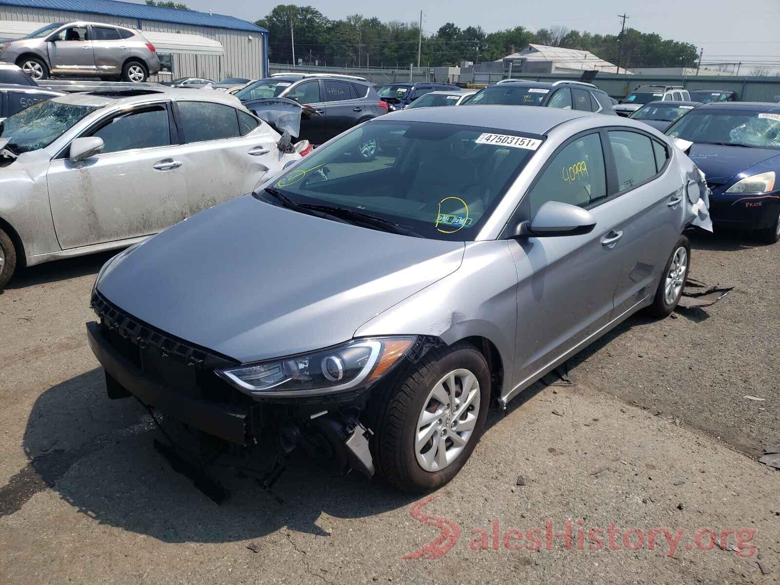 5NPD74LFXHH195608 2017 HYUNDAI ELANTRA