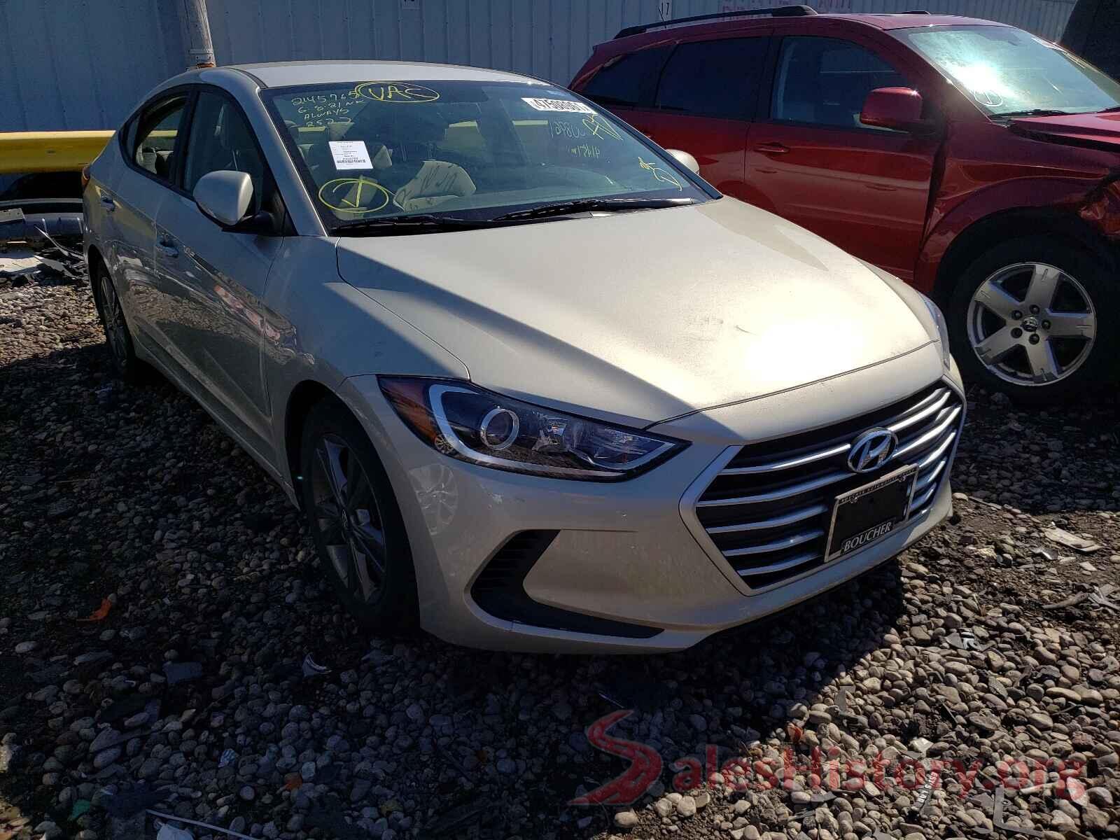 5NPD84LF2HH069028 2017 HYUNDAI ELANTRA