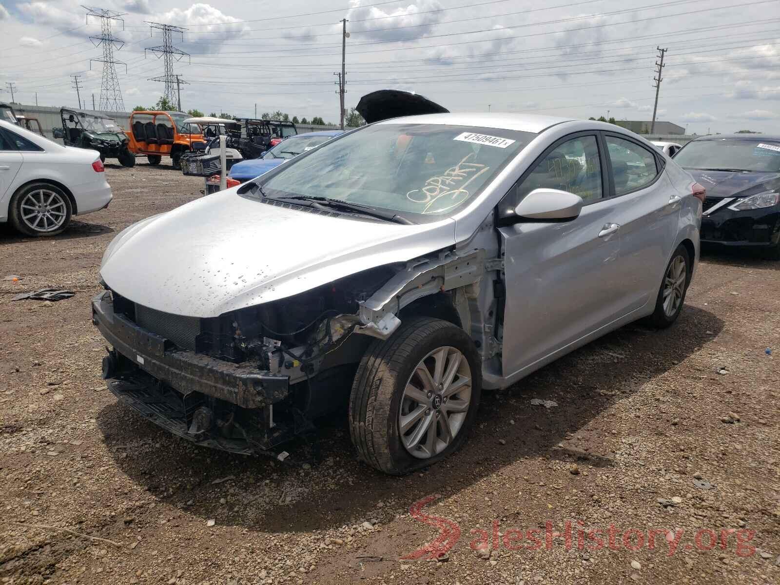 KMHDH4AE3GU502768 2016 HYUNDAI ELANTRA