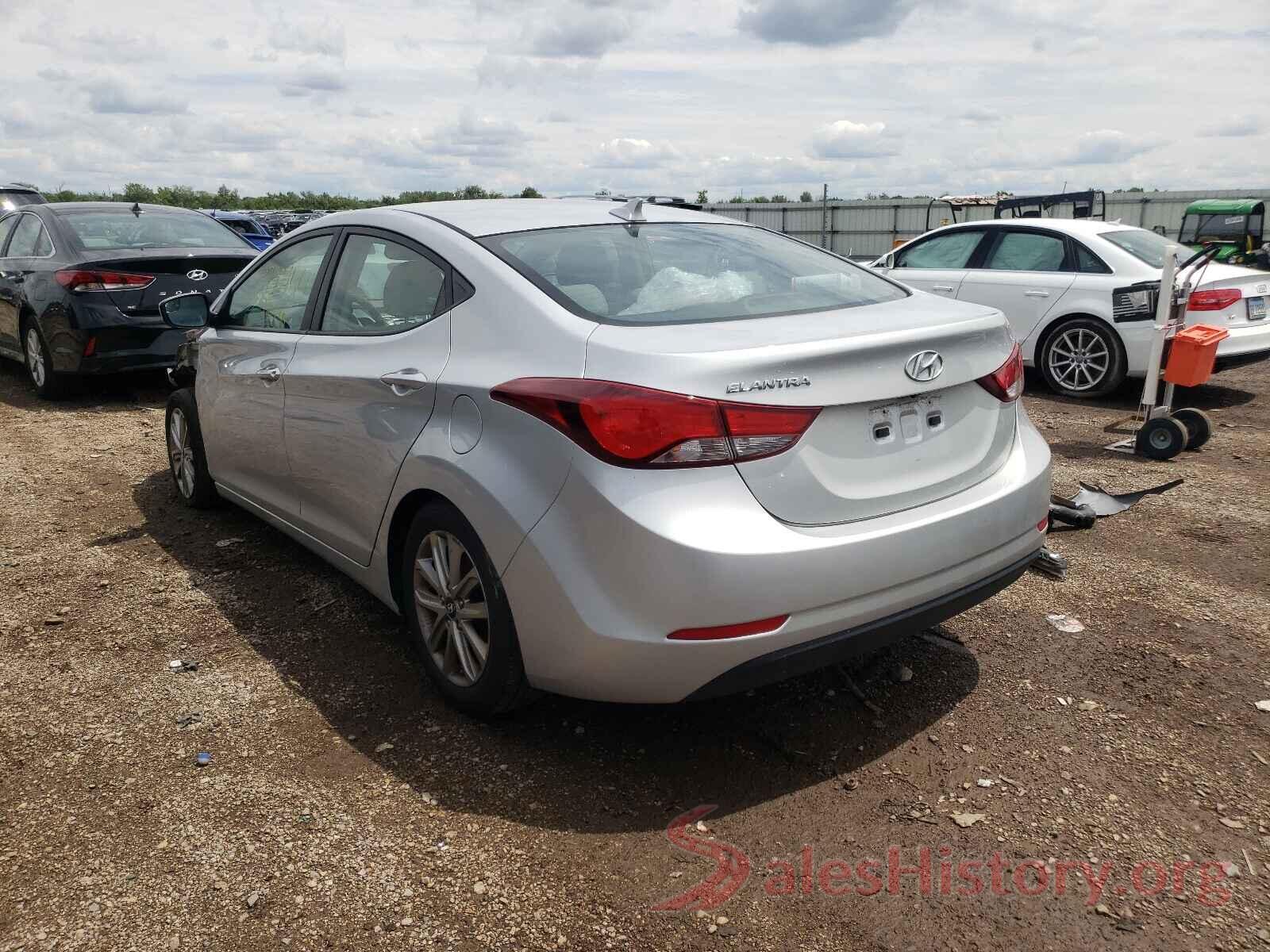 KMHDH4AE3GU502768 2016 HYUNDAI ELANTRA