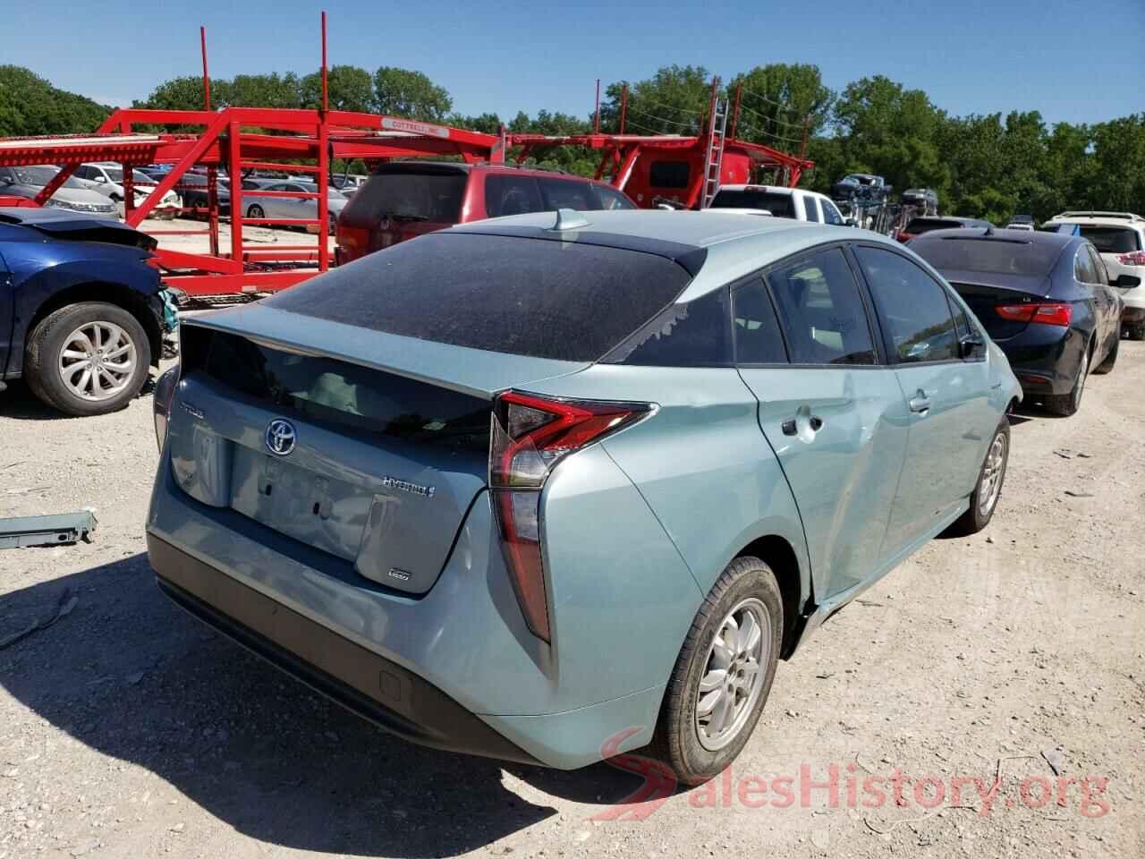 JTDKARFU5G3011816 2016 TOYOTA PRIUS