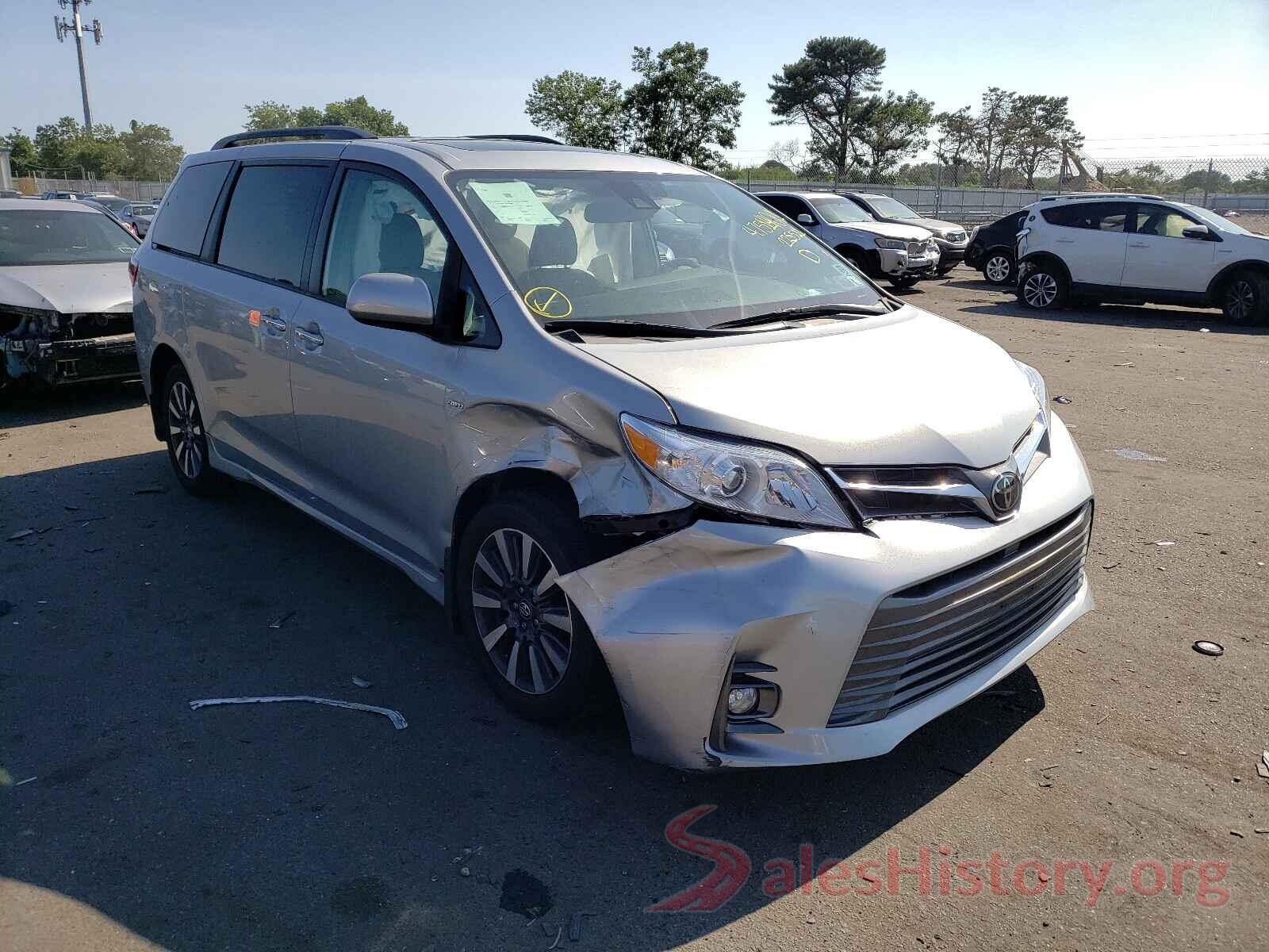 5TDDZ3DC1KS225511 2019 TOYOTA SIENNA