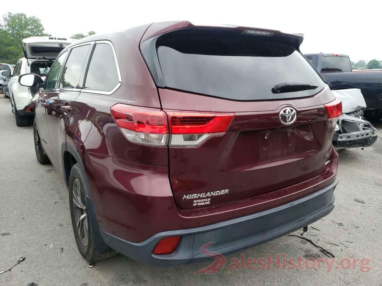 5TDBZRFH6HS409970 2017 TOYOTA HIGHLANDER