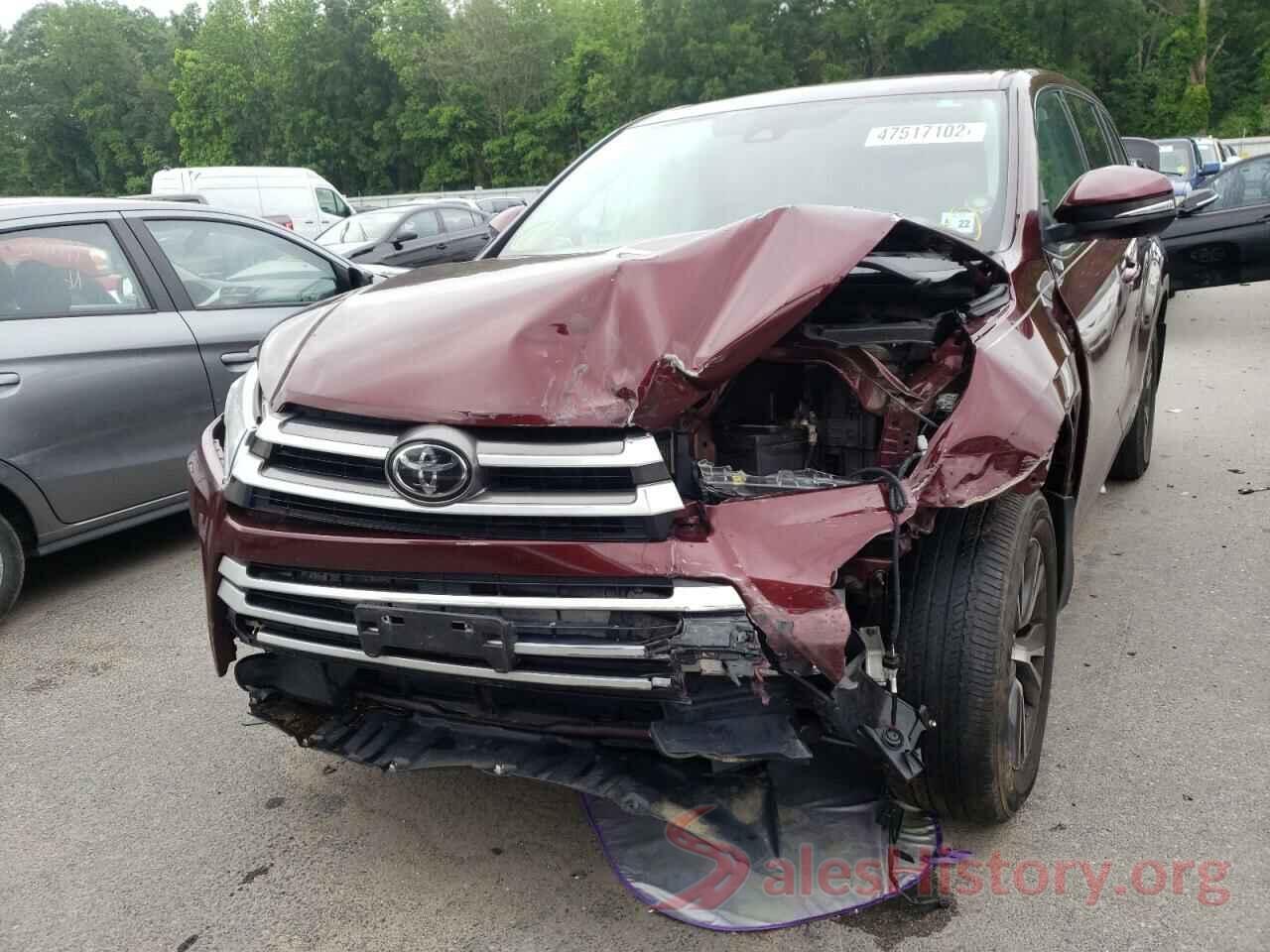 5TDBZRFH6HS409970 2017 TOYOTA HIGHLANDER